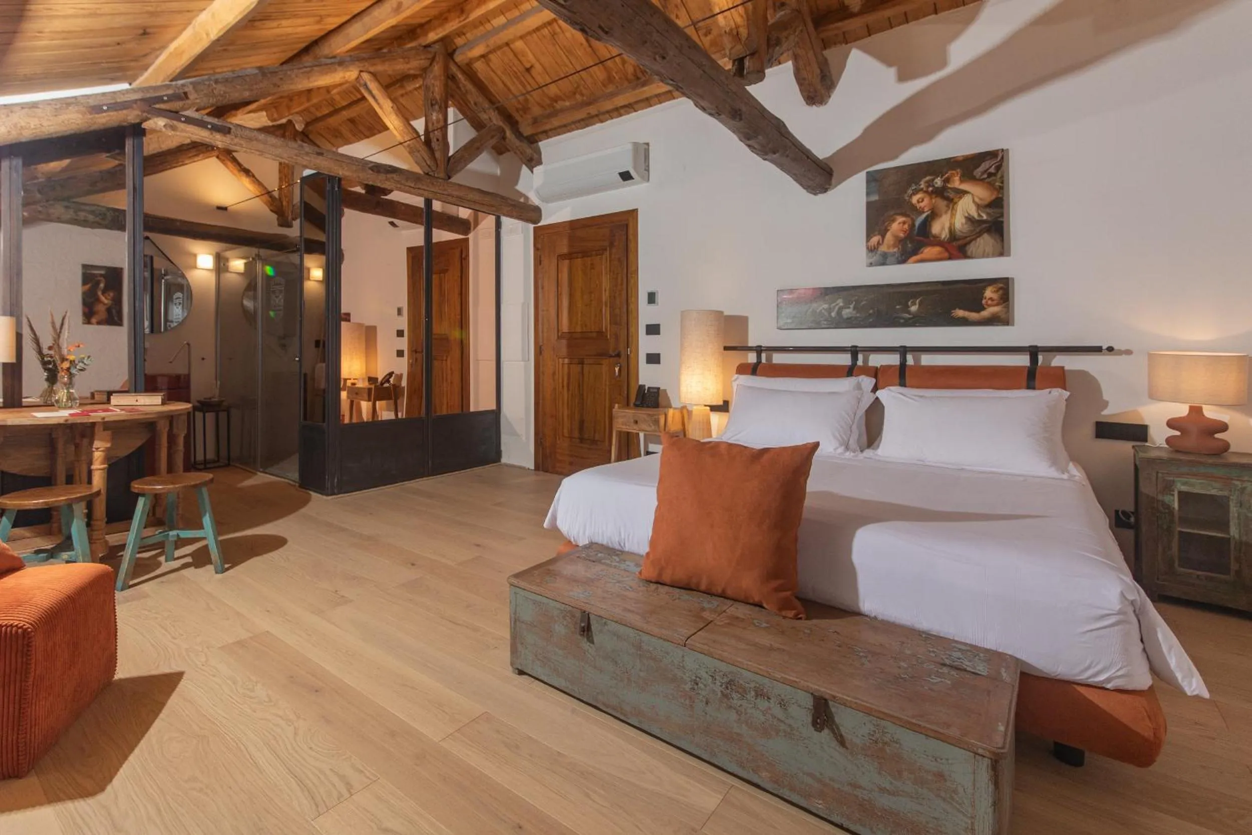 Bed in Castello di Rocca Cilento