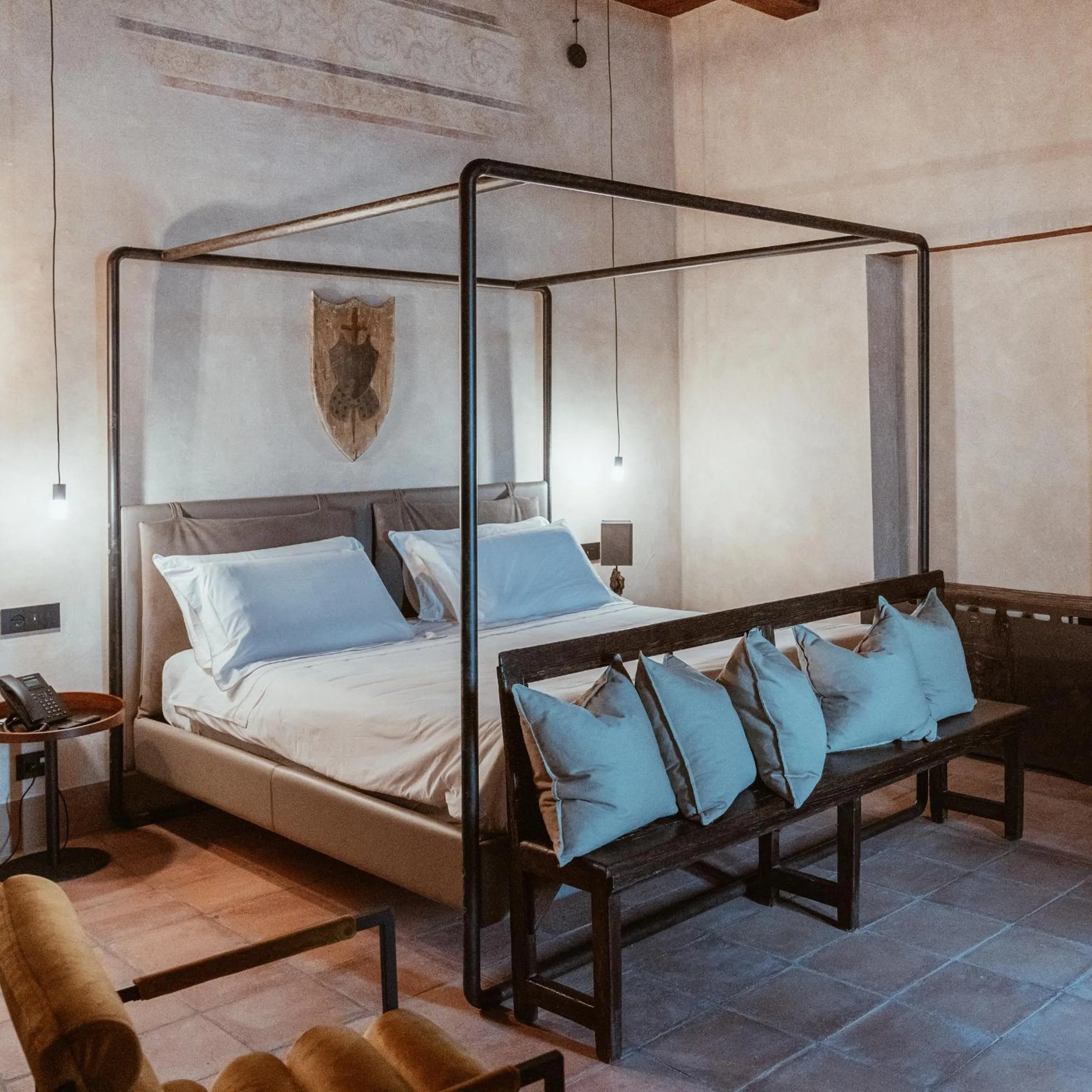 Bedroom, Bed in Castello di Rocca Cilento