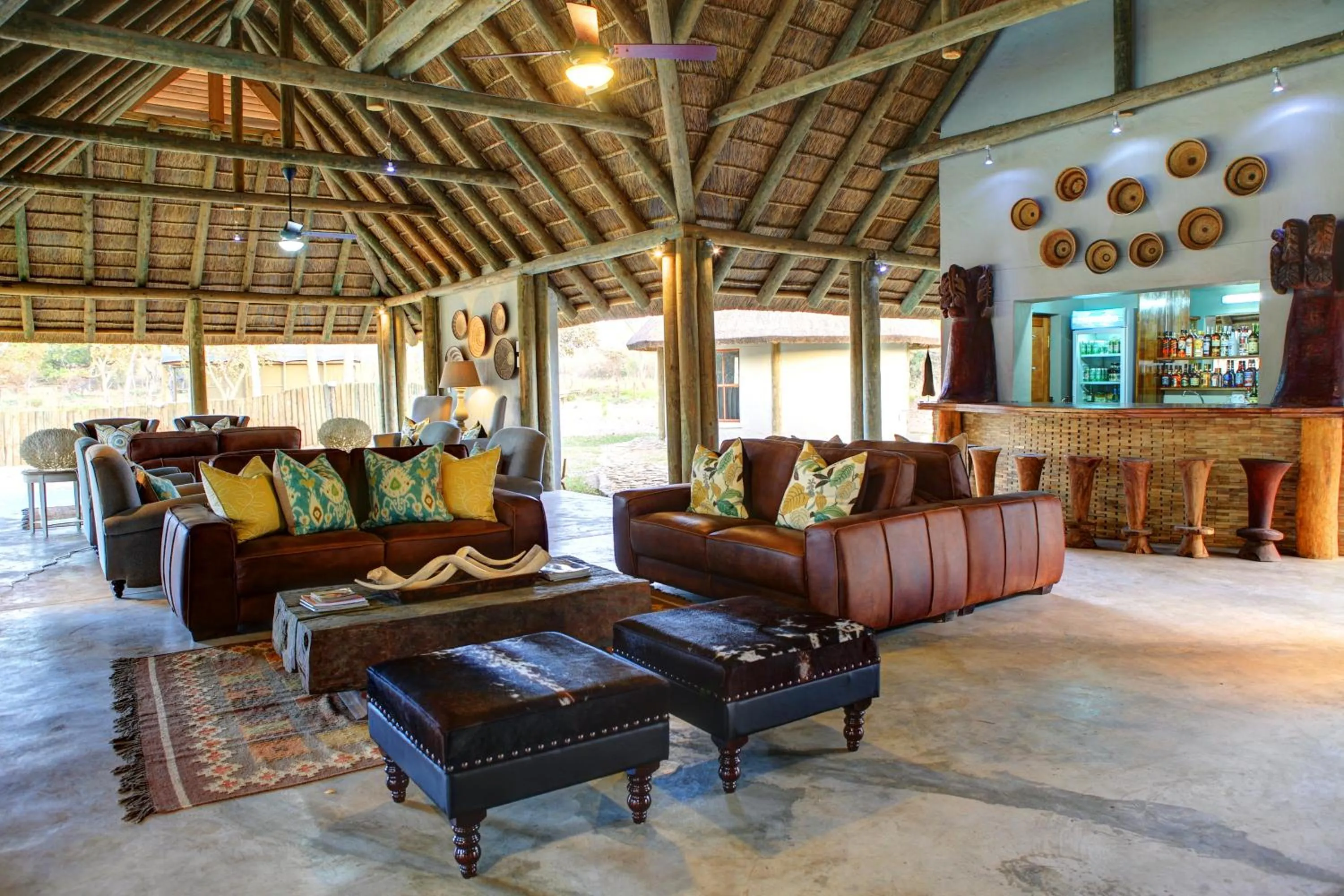 Living room in Fathala Wildlife Reserve