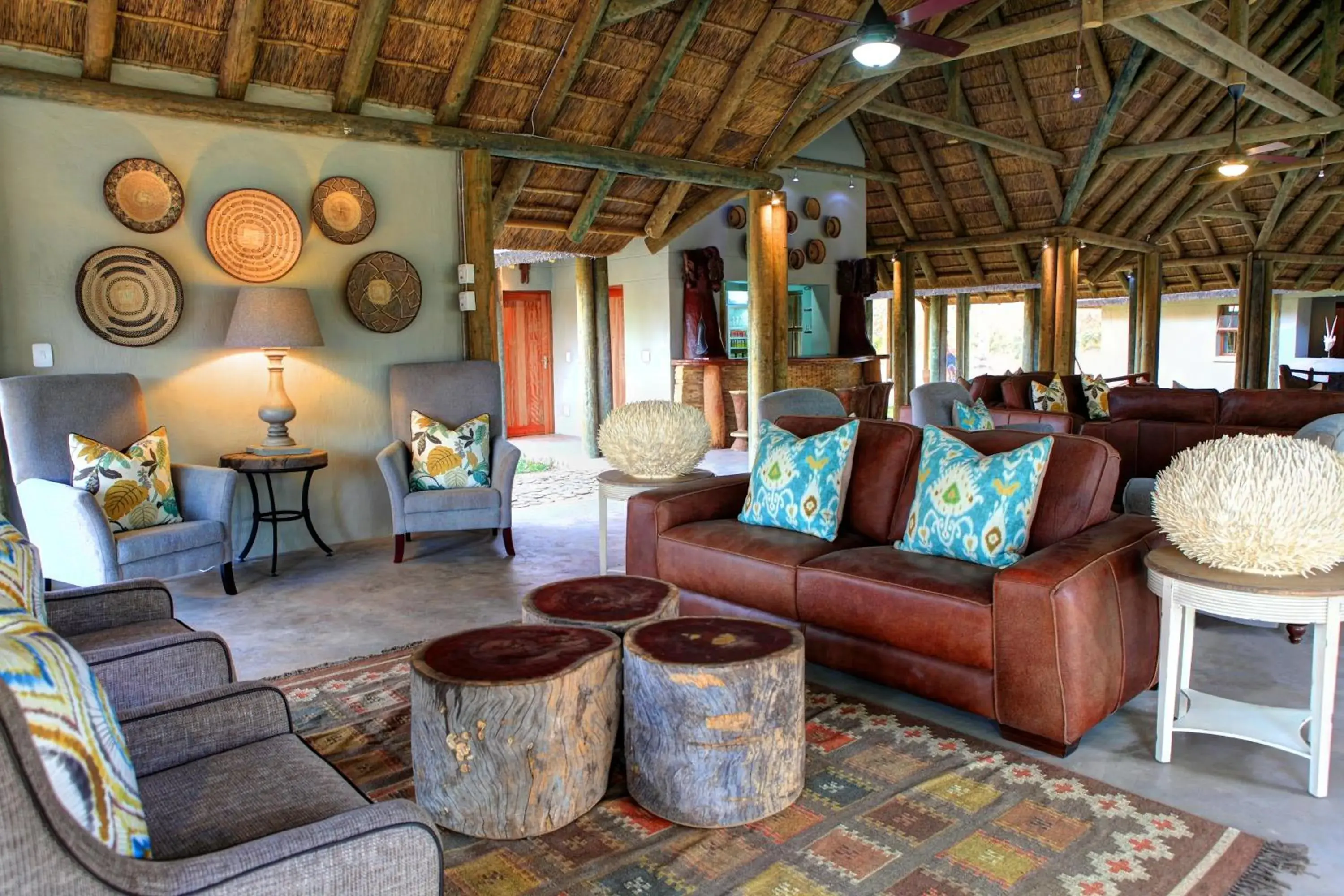 Lounge or bar in Fathala Wildlife Reserve Lounge or bar in Fathala Wildlife Reserve