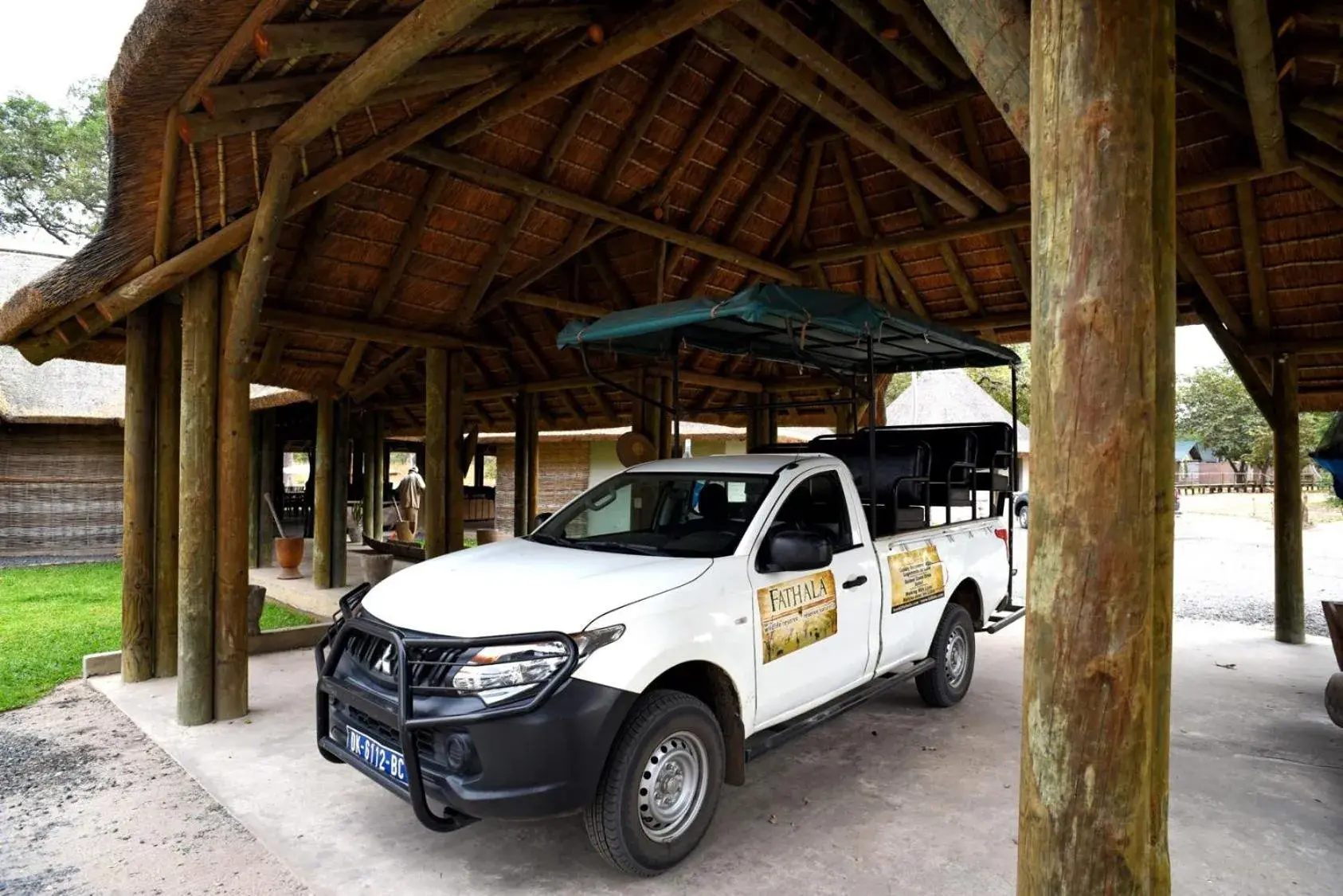 Facade/entrance in Fathala Wildlife Reserve Facade/entrance in Fathala Wildlife Reserve