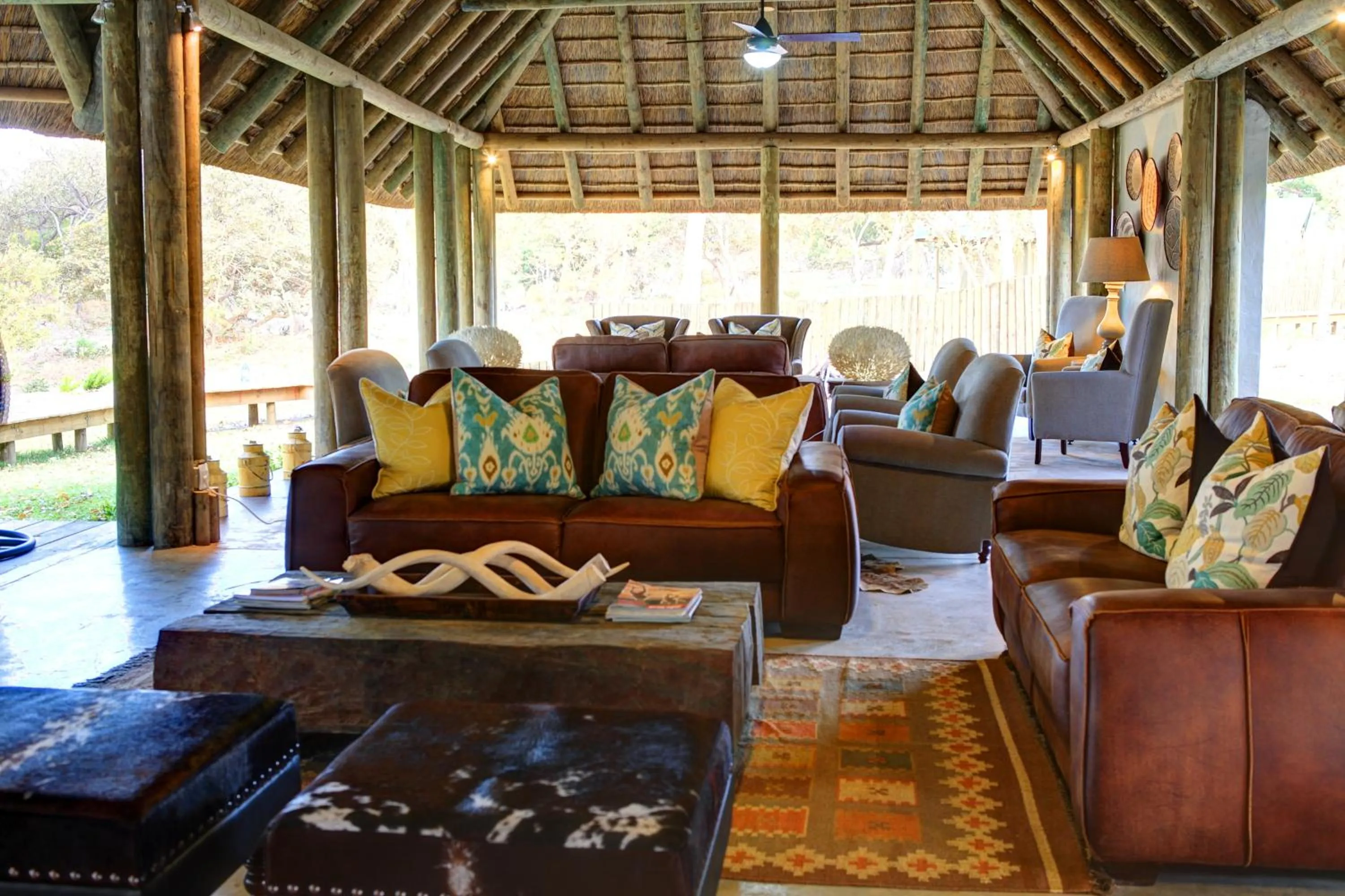 Lobby or reception in Fathala Wildlife Reserve