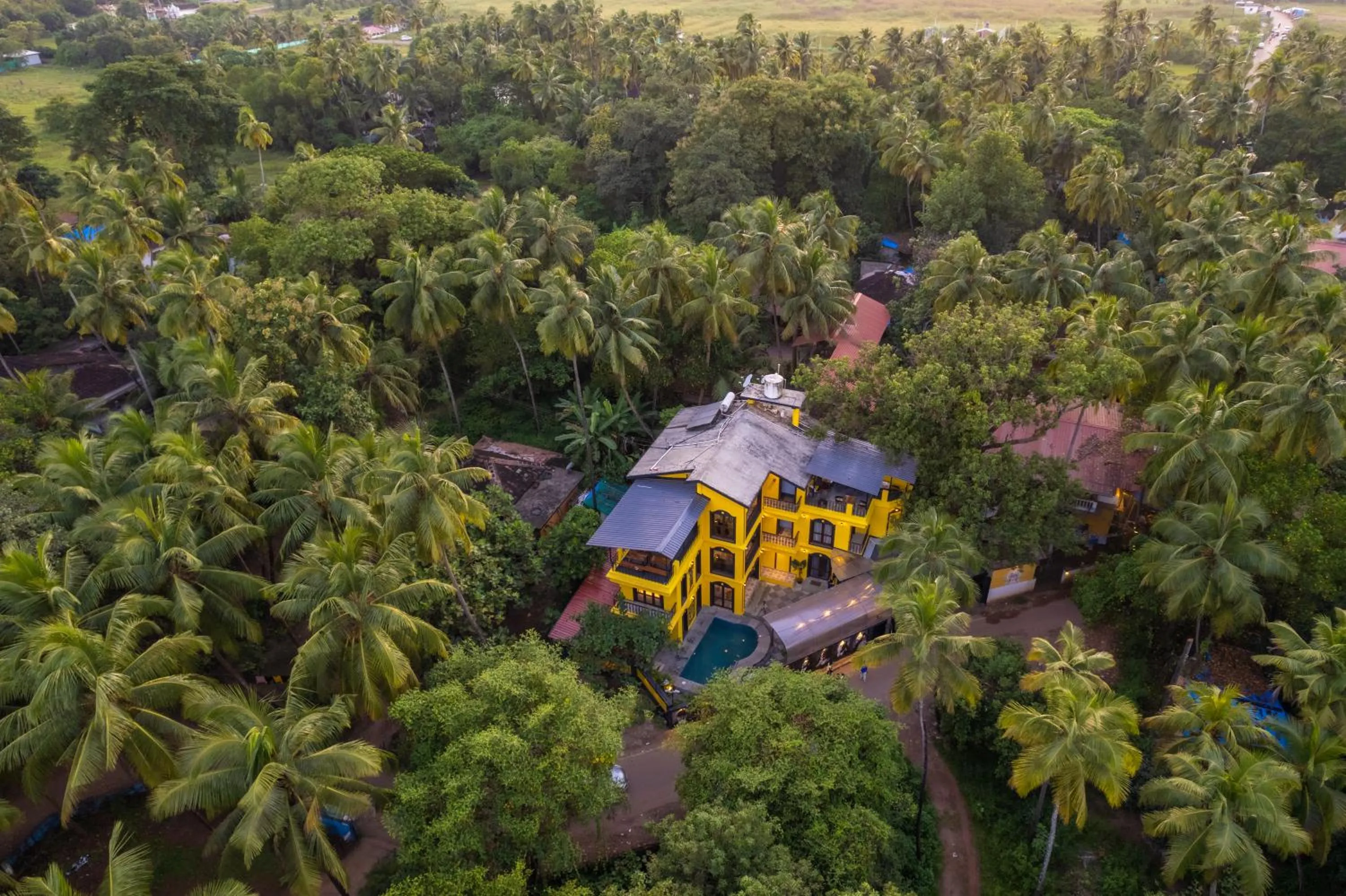 Bird's eye view in Whoopers Boutique Hotel, Anjuna