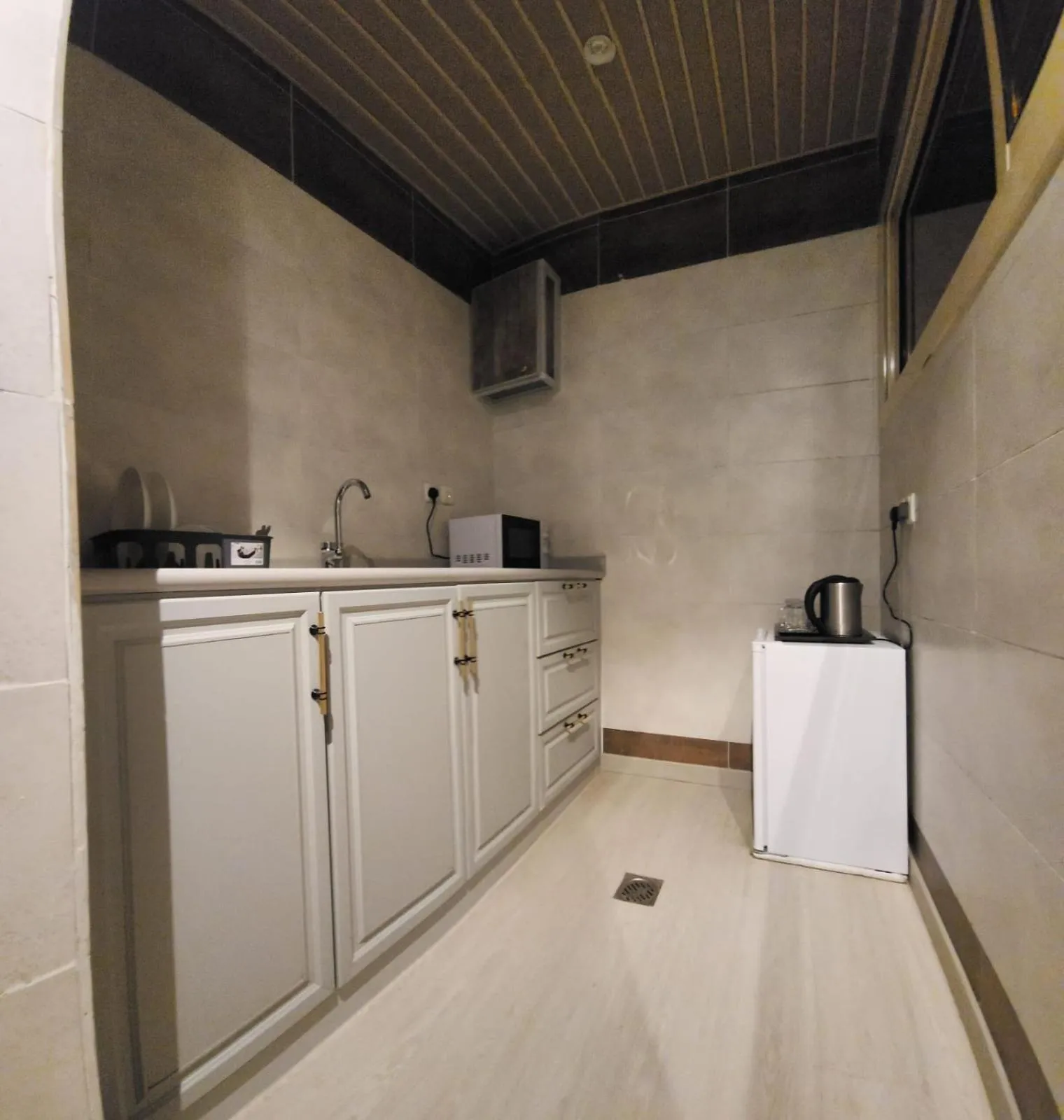 Kitchen or kitchenette in Shyan Hotel