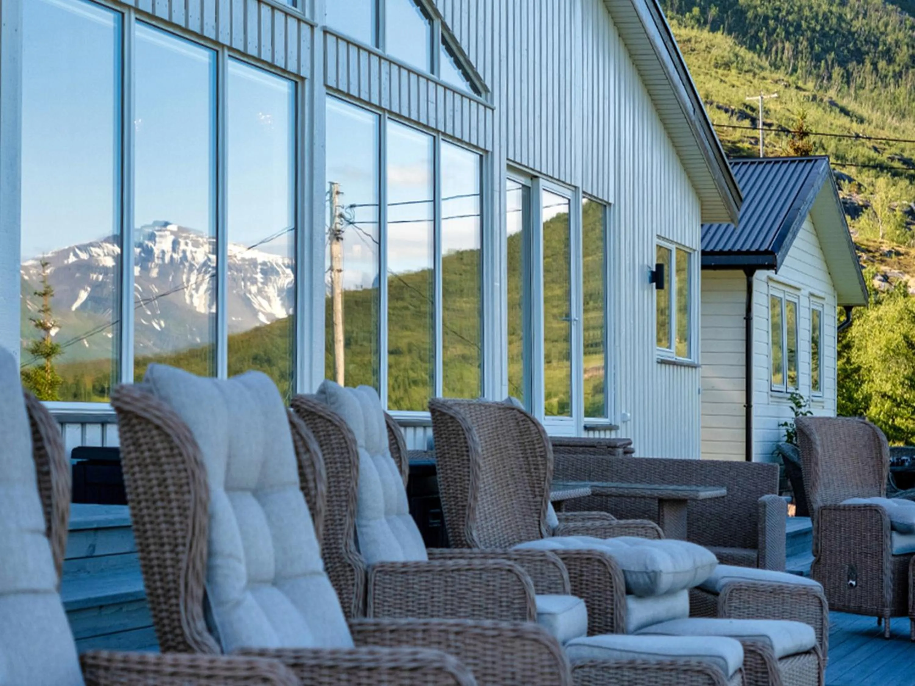 Balcony/Terrace in Arctic Panorama Lodge