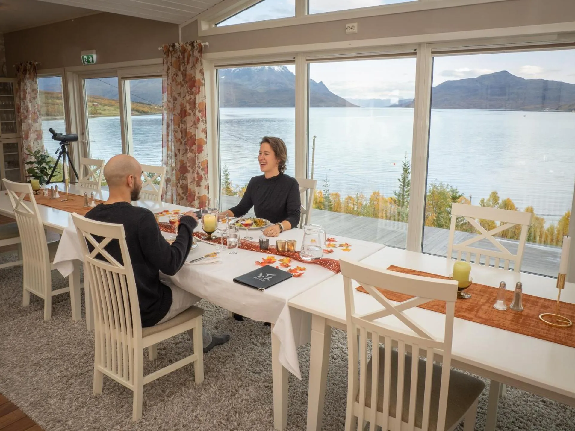 Food and drinks in Arctic Panorama Lodge