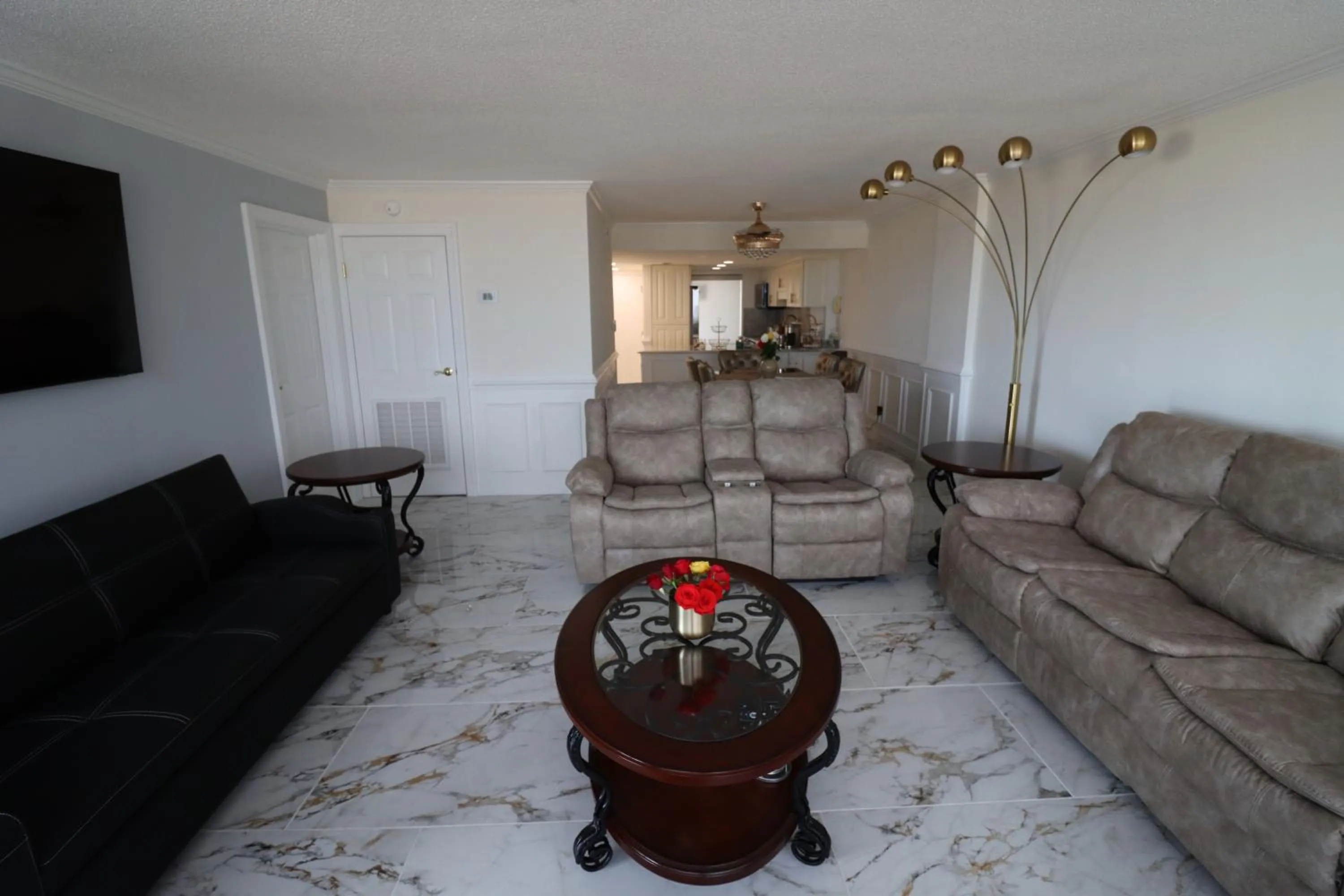 Living room in Beach Luxury Oceanfront