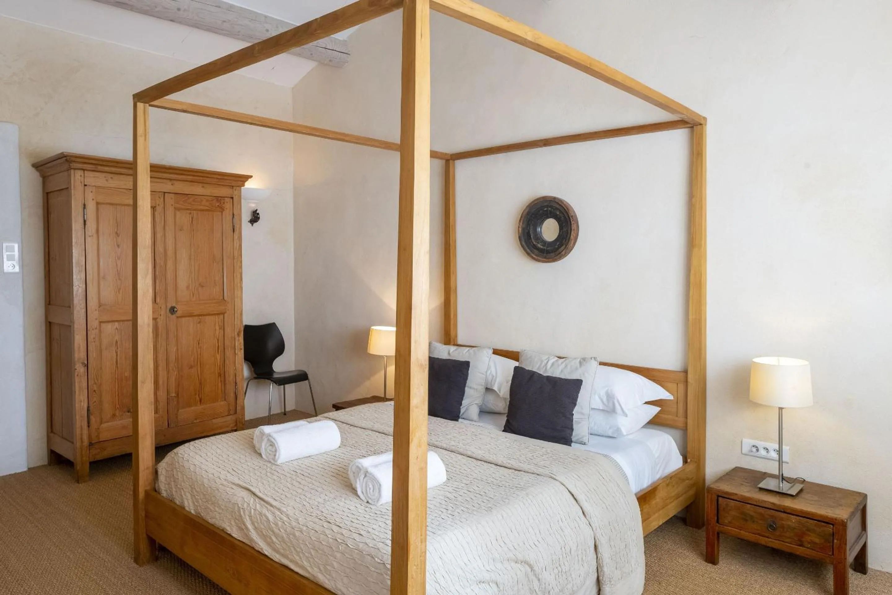 Bedroom, Bed in Mas De Rosemarie