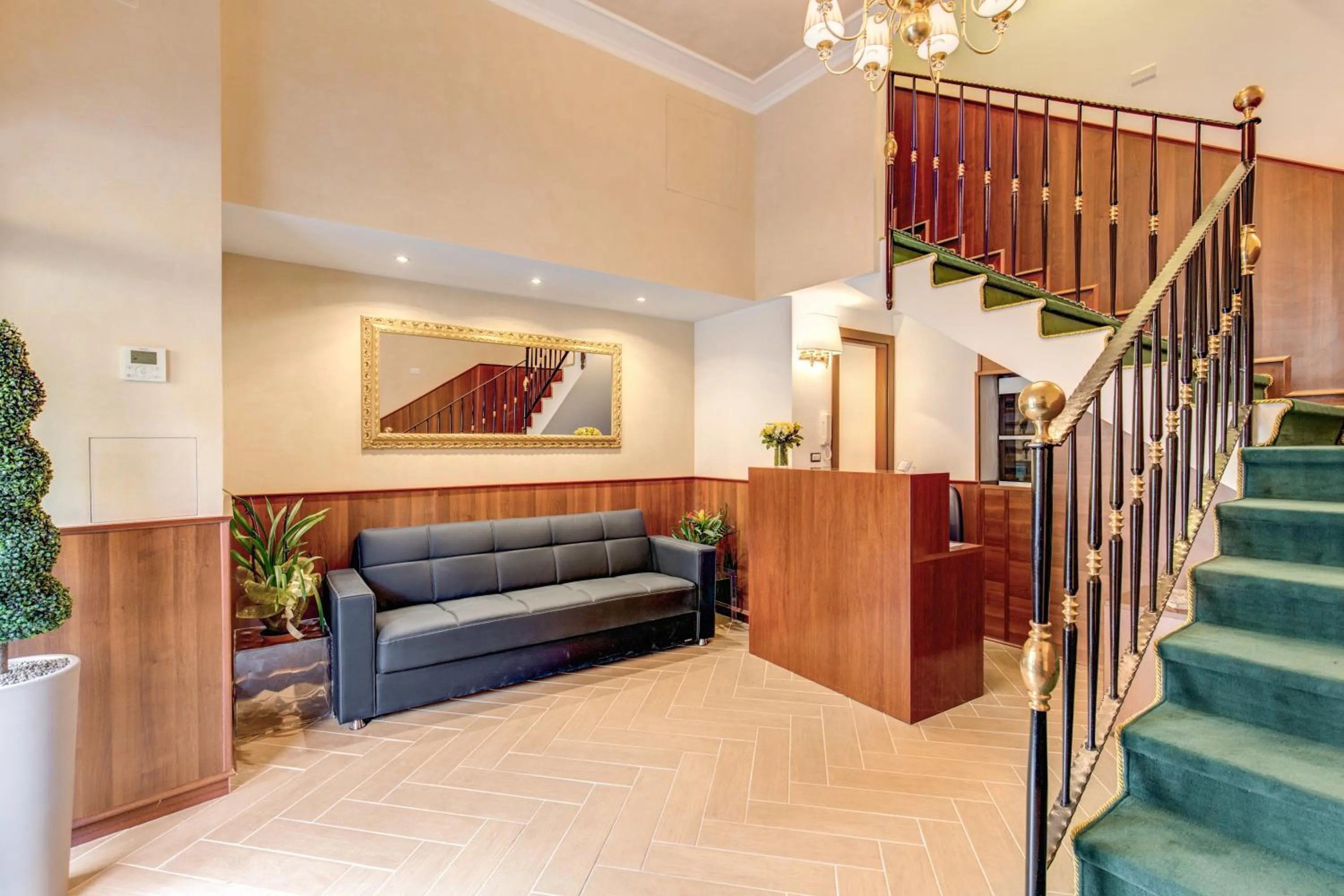 Lobby or reception in Hotel Flavio