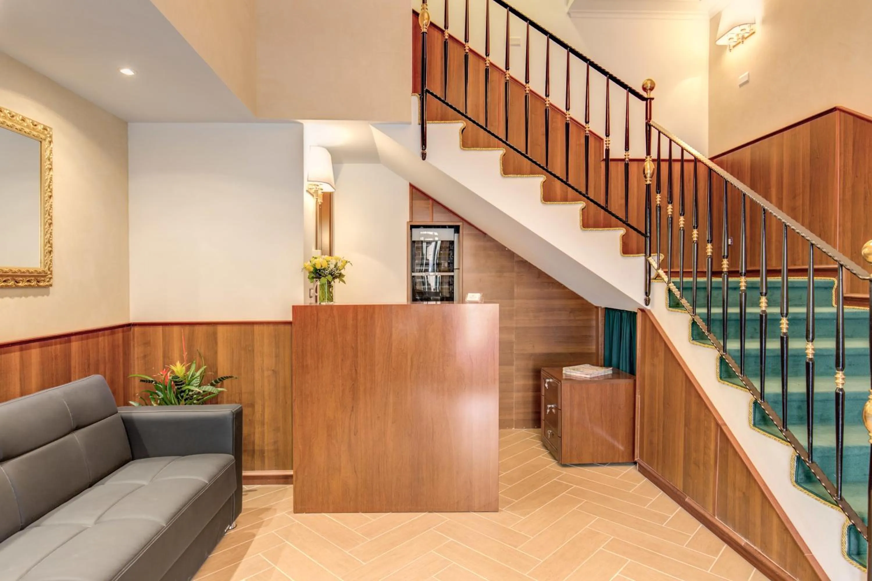 Lobby or reception in Hotel Flavio