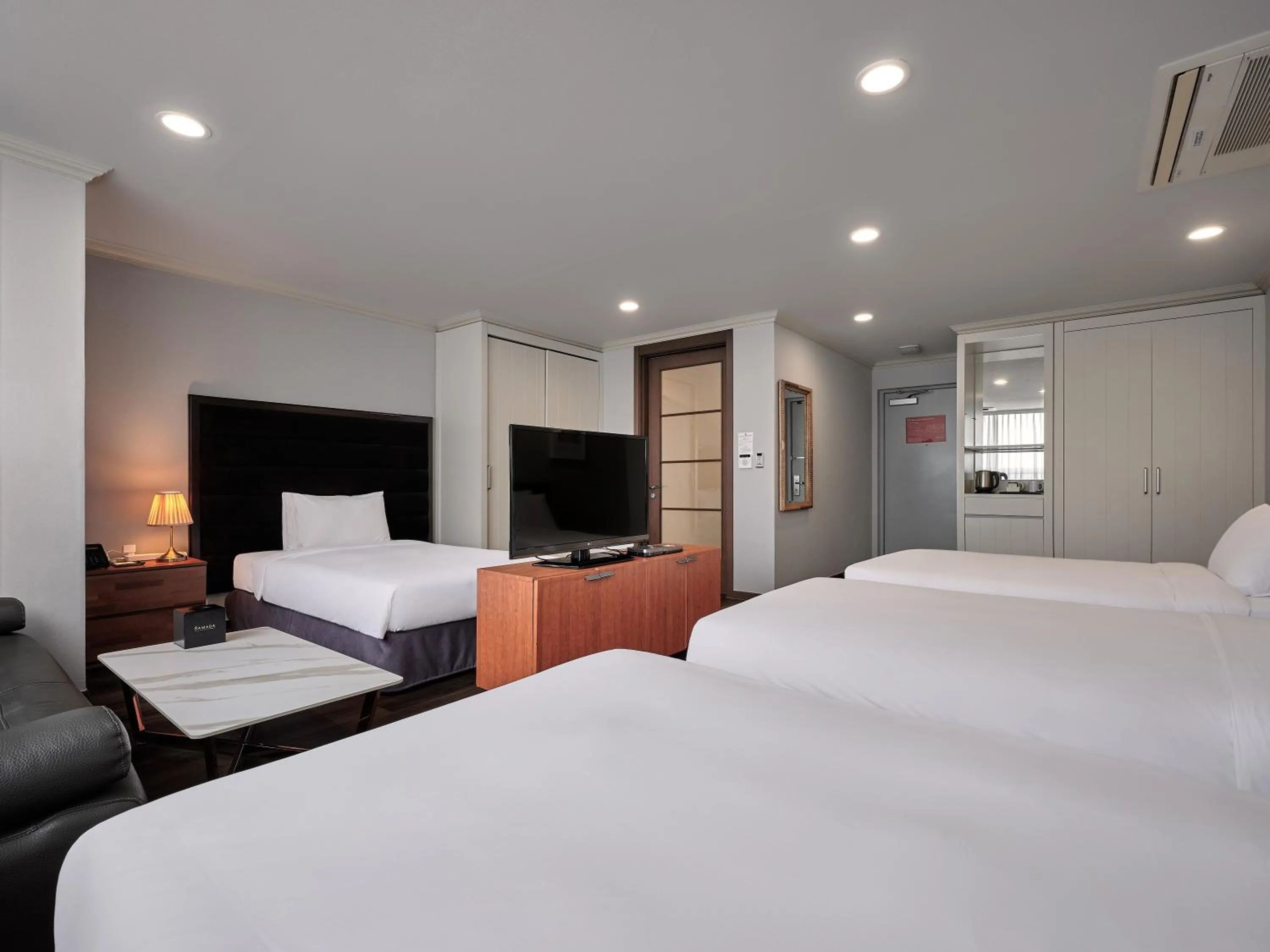 Decorative detail, Bed in Ramada Hotel and Suites Seoul Namdaemun