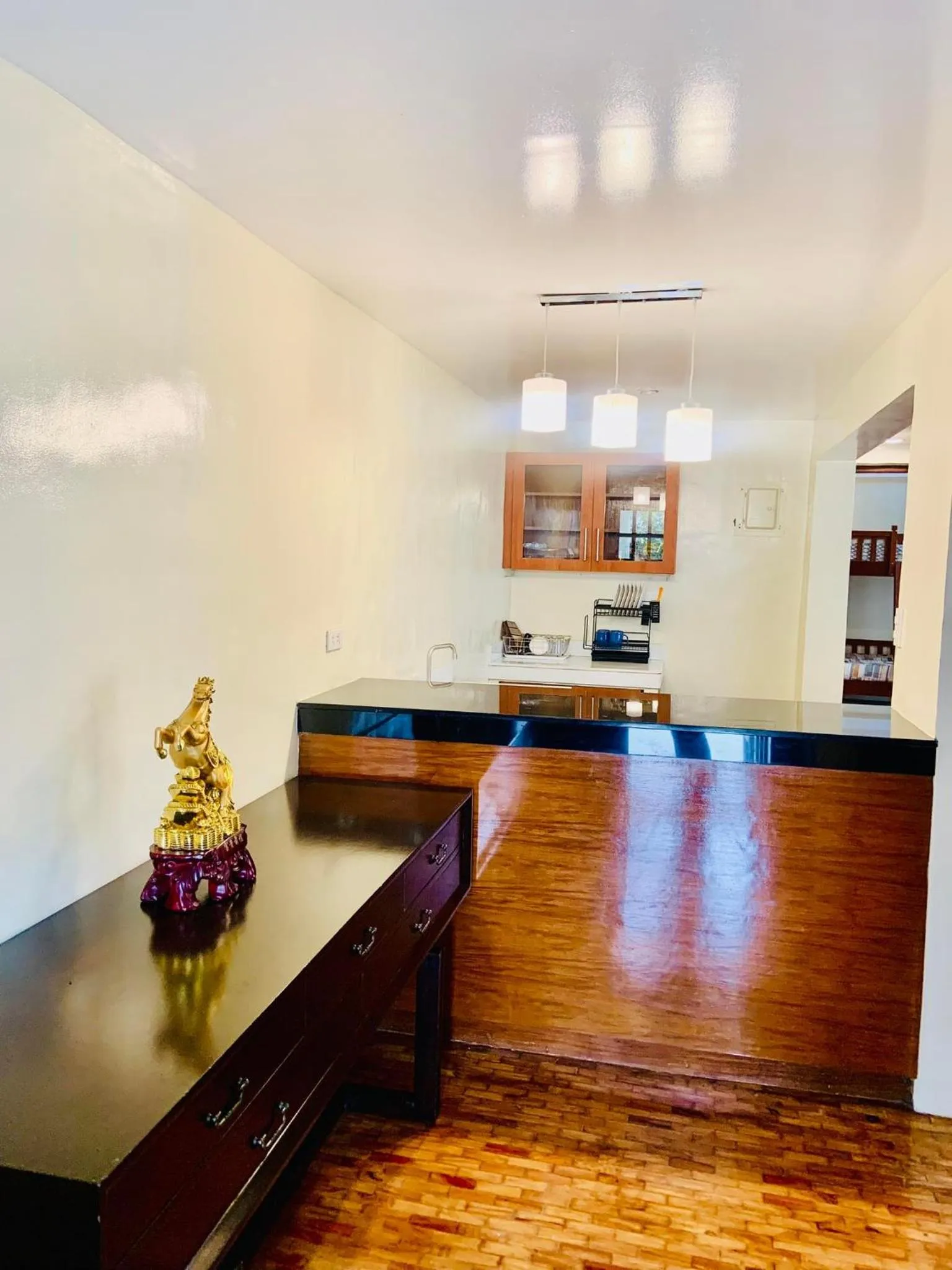 Kitchen or kitchenette in La Presca Hotel