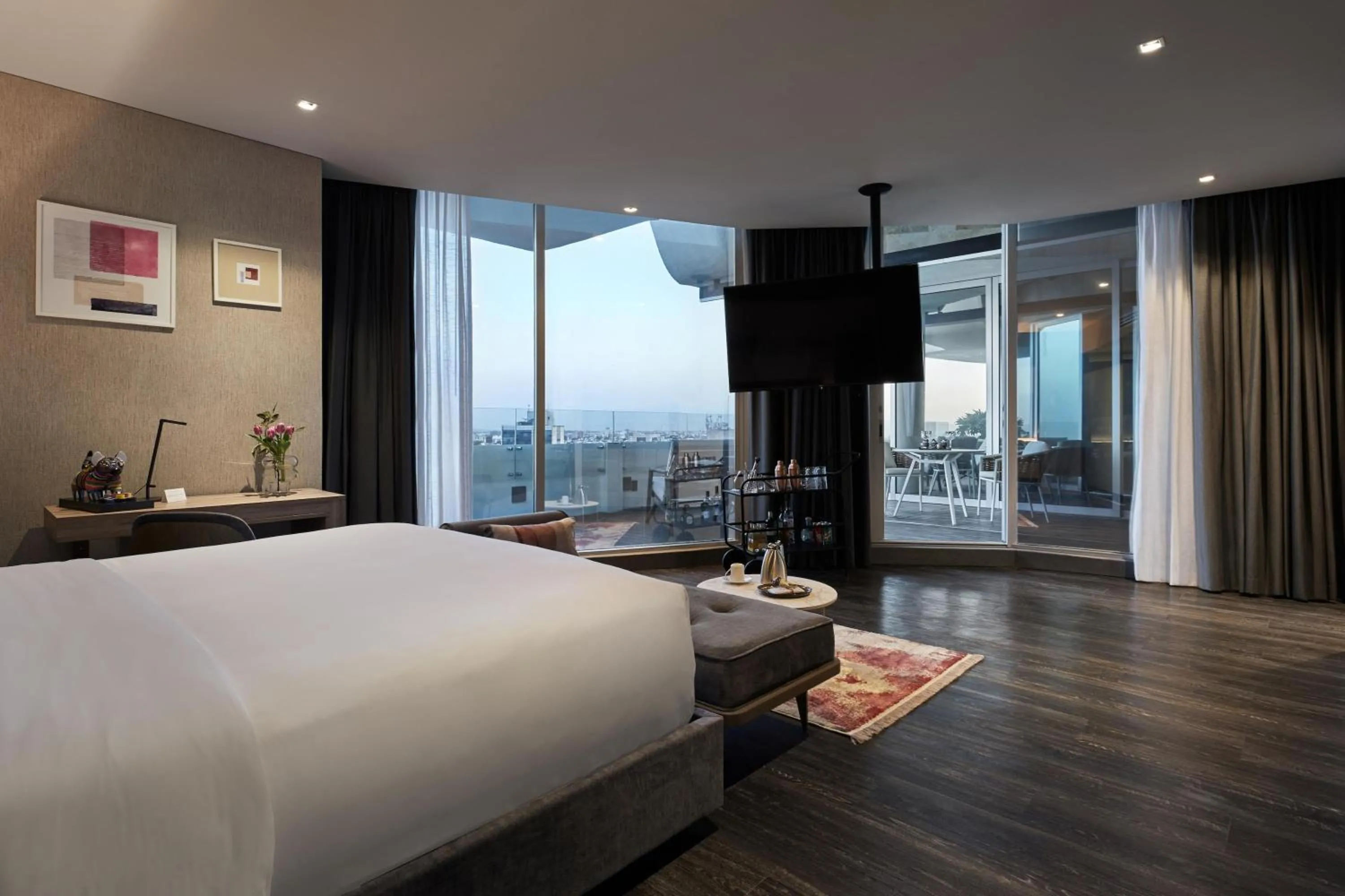 Photo of the whole room, Bed in Andaz Condesa Mexico City, By Hyatt