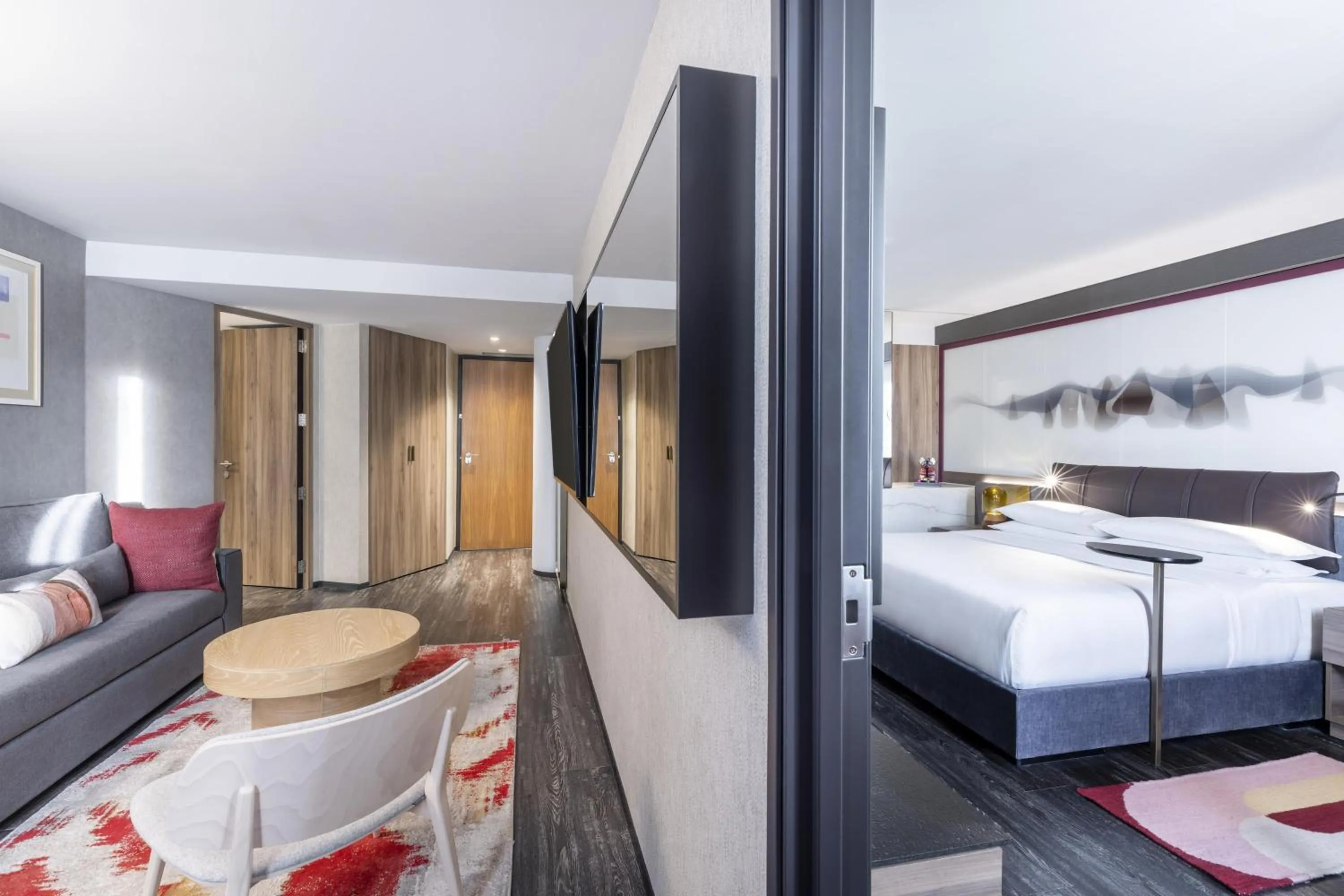Photo of the whole room, Bed in Andaz Condesa Mexico City, By Hyatt