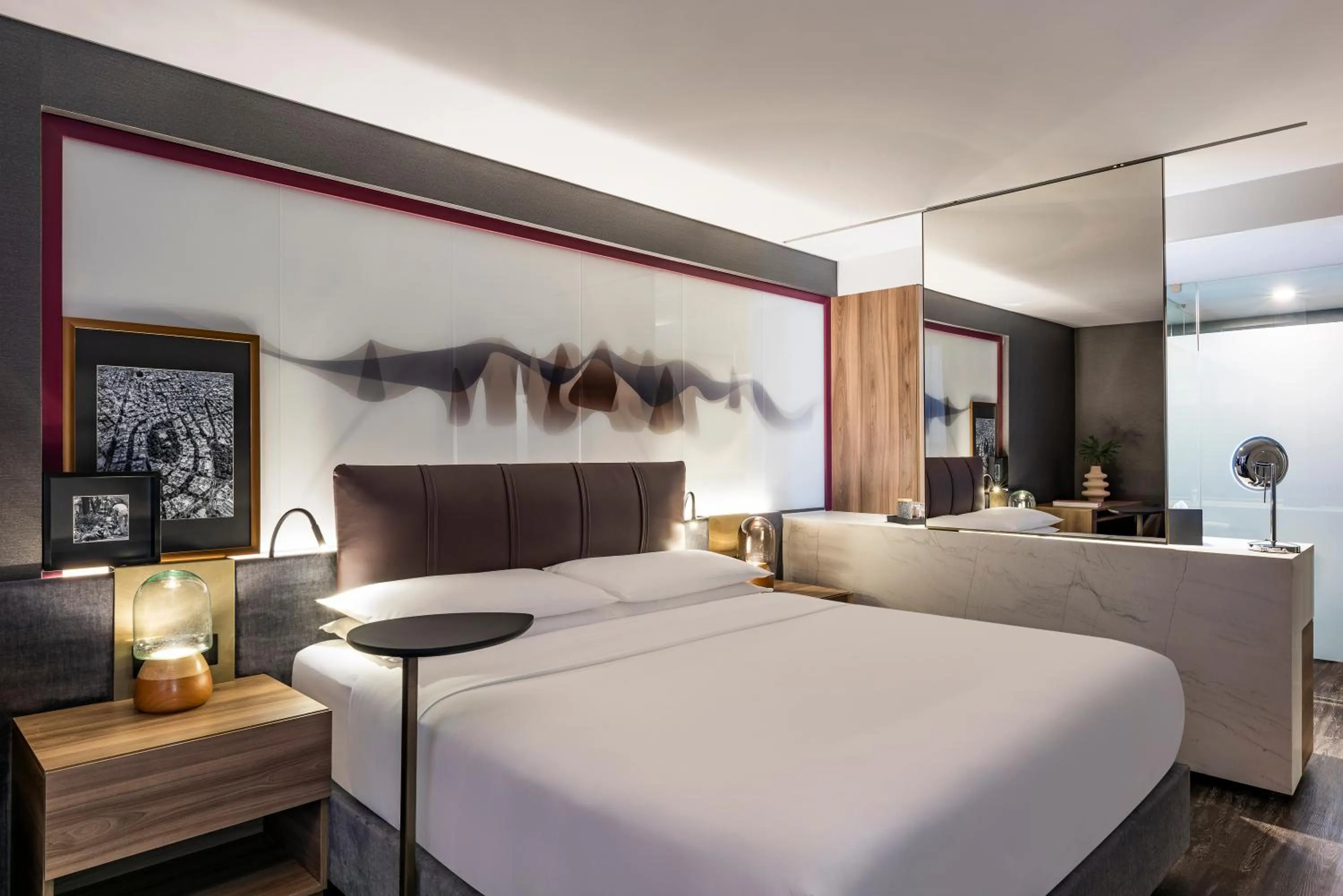 Bed in Andaz Condesa Mexico City, By Hyatt