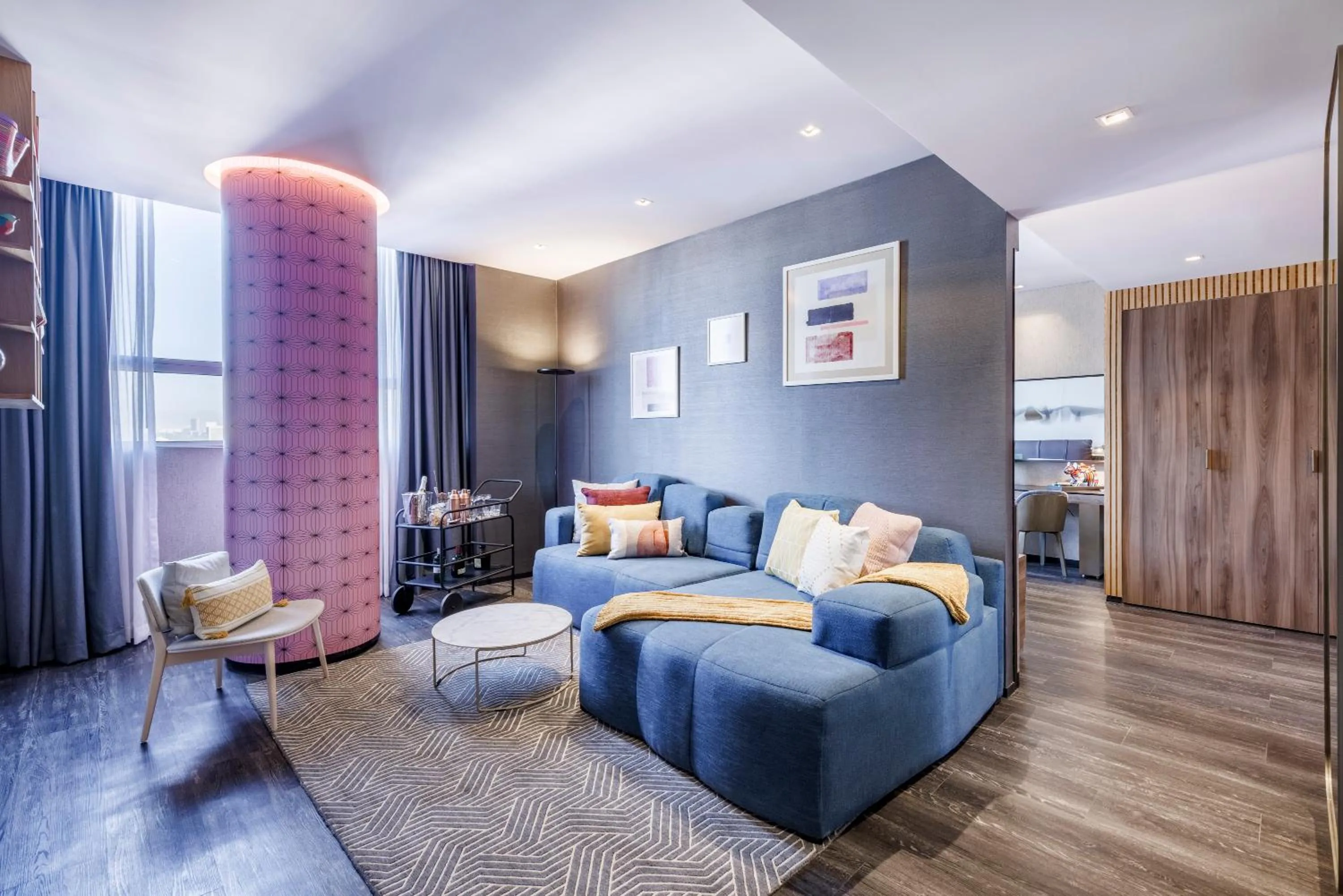 Living room in Andaz Condesa Mexico City, By Hyatt