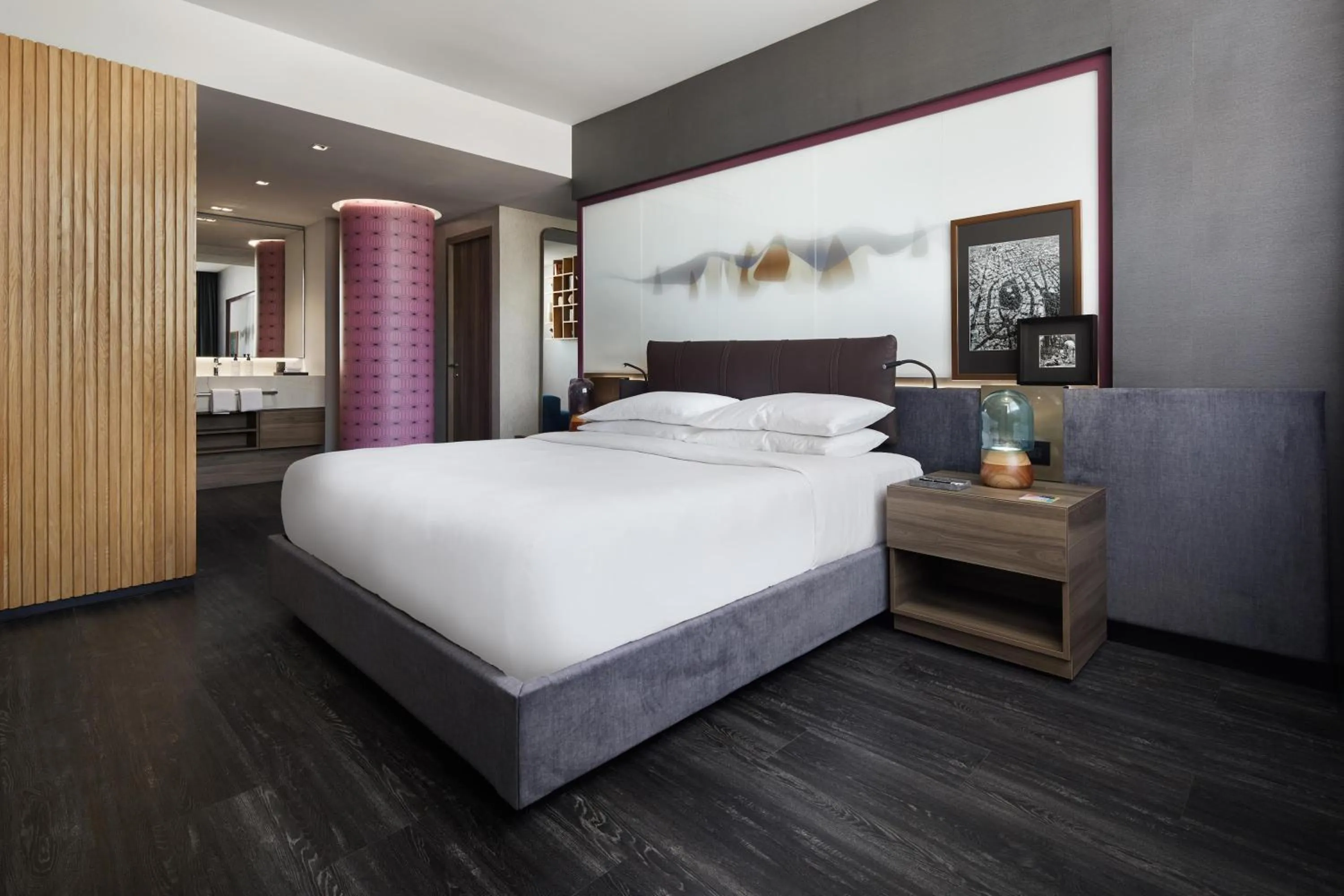Photo of the whole room, Bed in Andaz Condesa Mexico City, By Hyatt