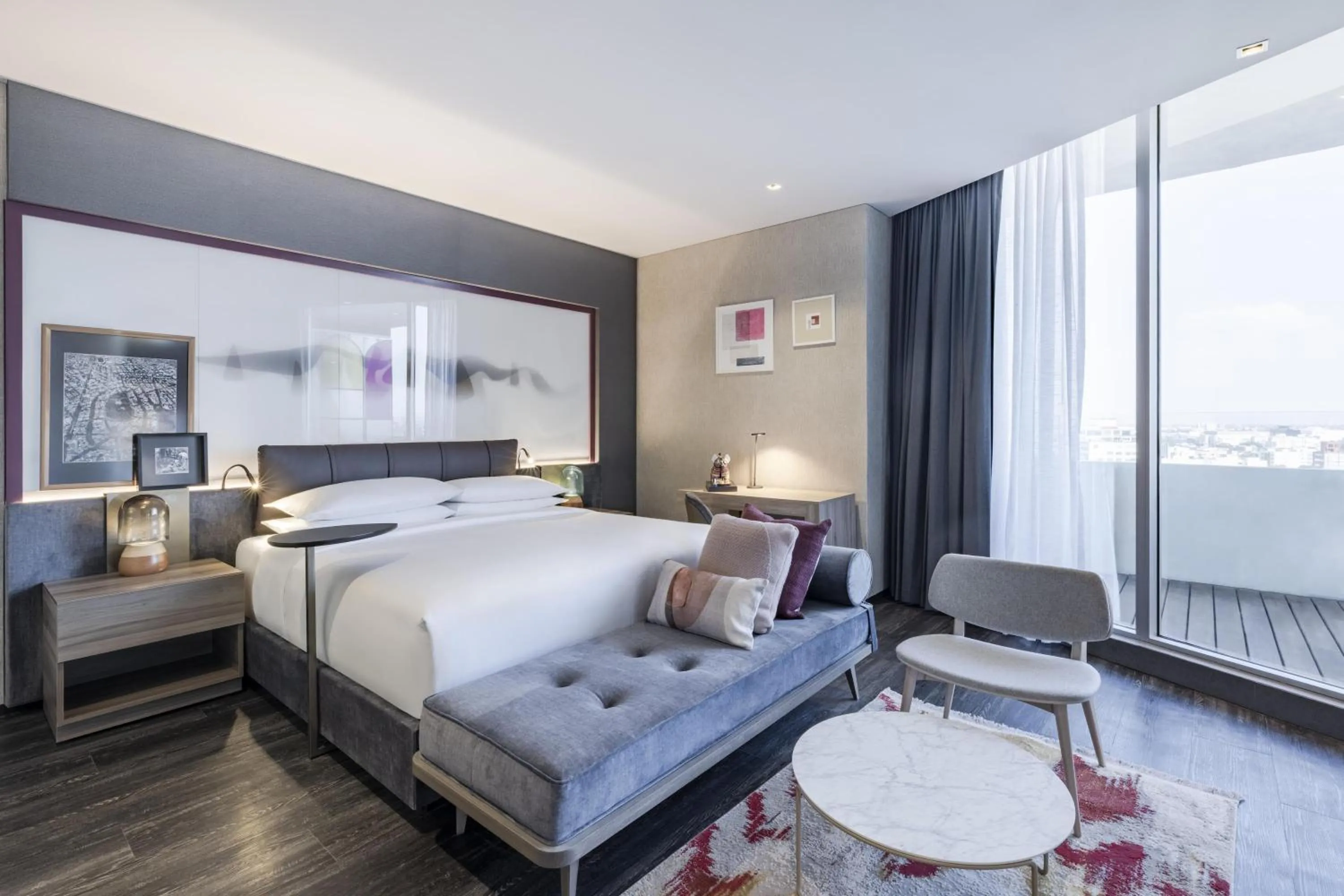 Photo of the whole room, Bed in Andaz Condesa Mexico City, By Hyatt