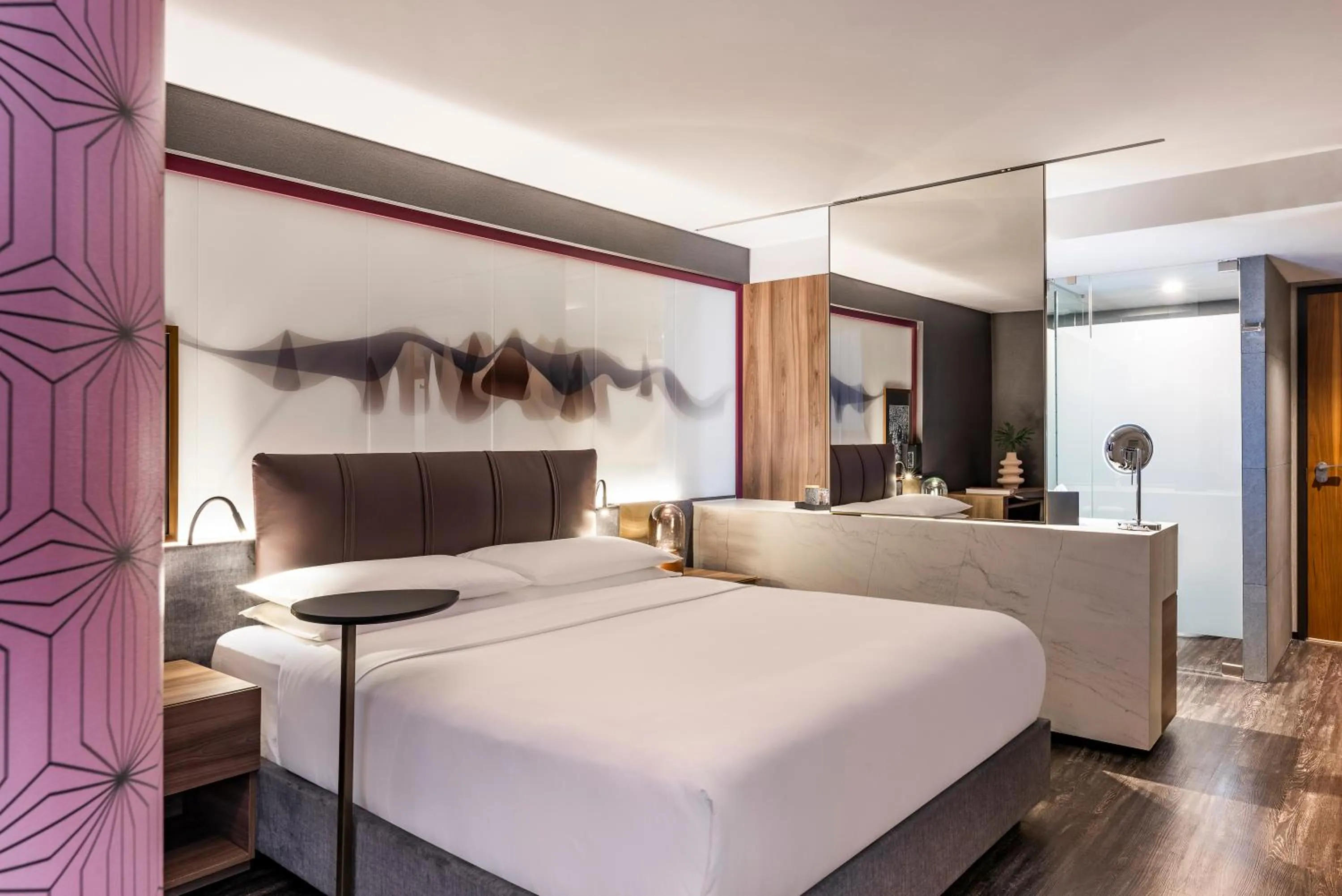 Bedroom, Bed in Andaz Condesa Mexico City, By Hyatt