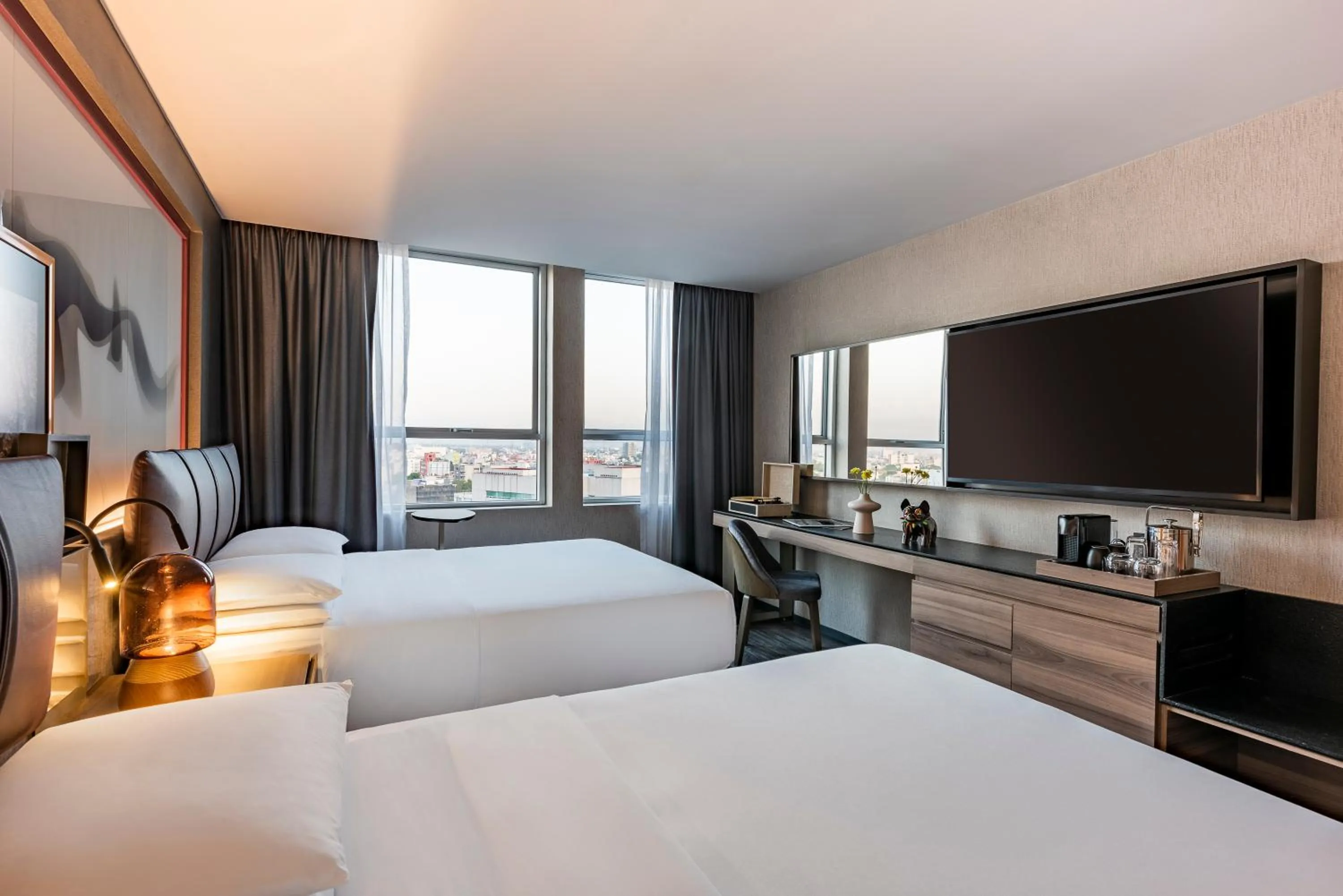 Bed in Andaz Condesa Mexico City, By Hyatt