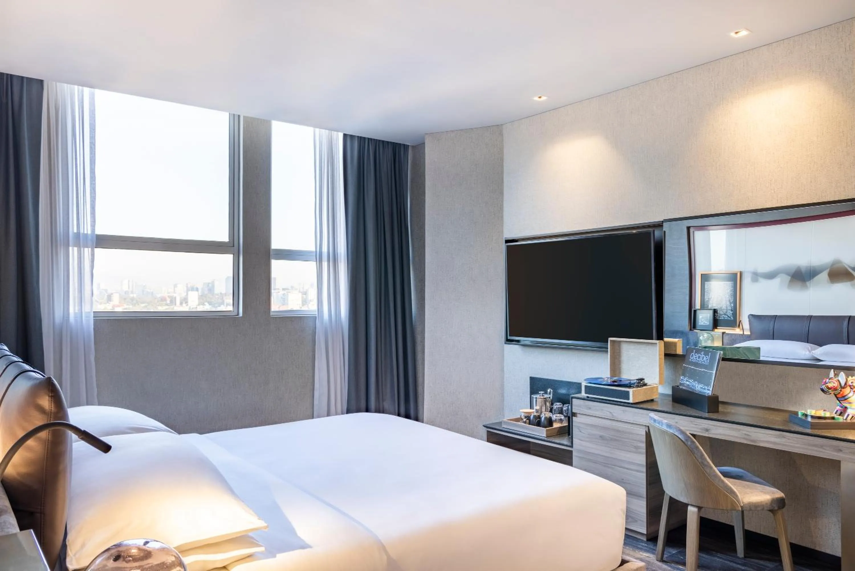 Bedroom, Bed in Andaz Condesa Mexico City, By Hyatt