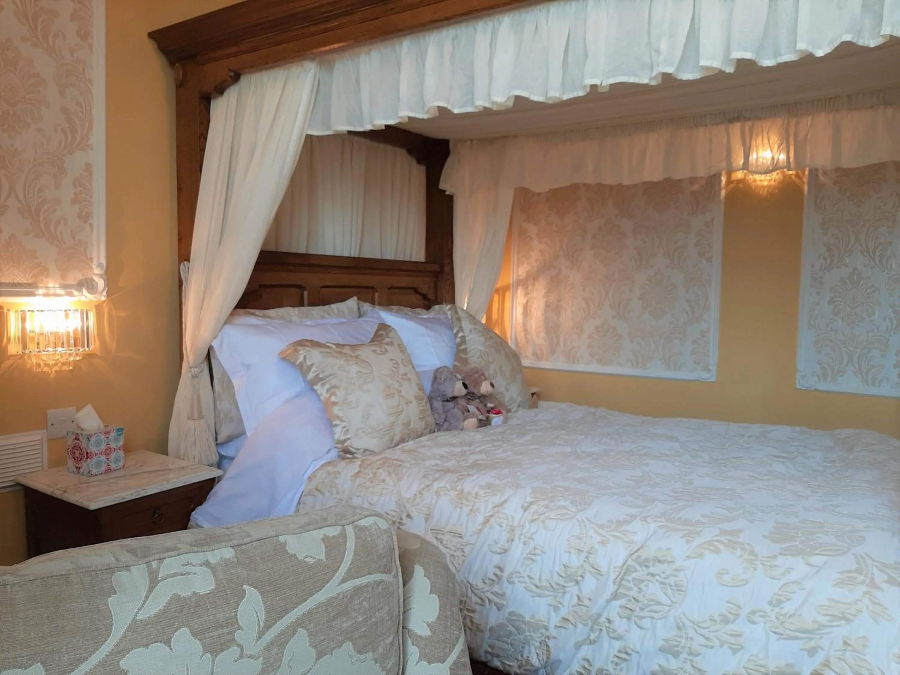 Bed in Min y Don Guest House