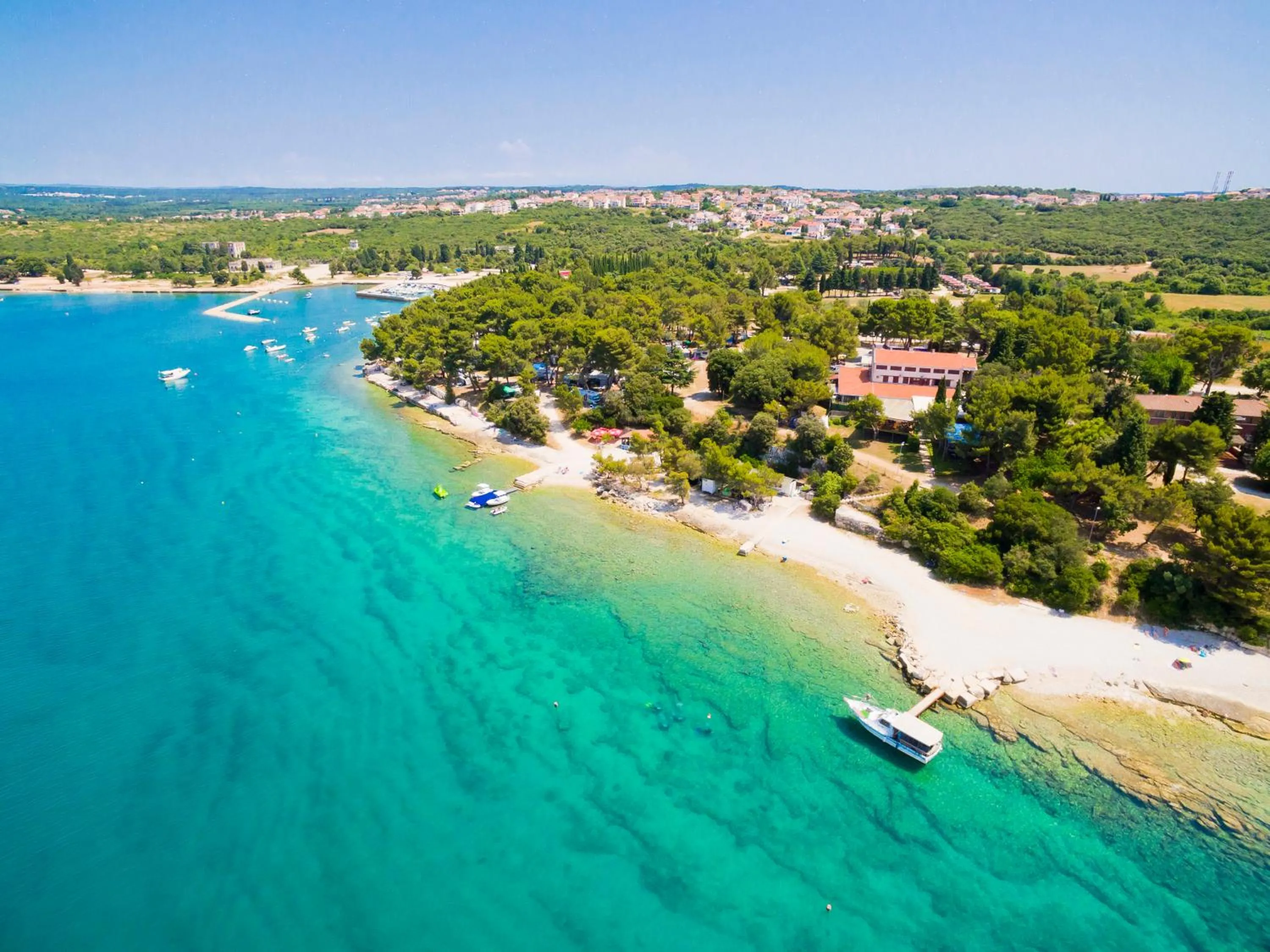 Bird's eye view in Happy Camp Mobile Homes in Brioni Sunny Camping