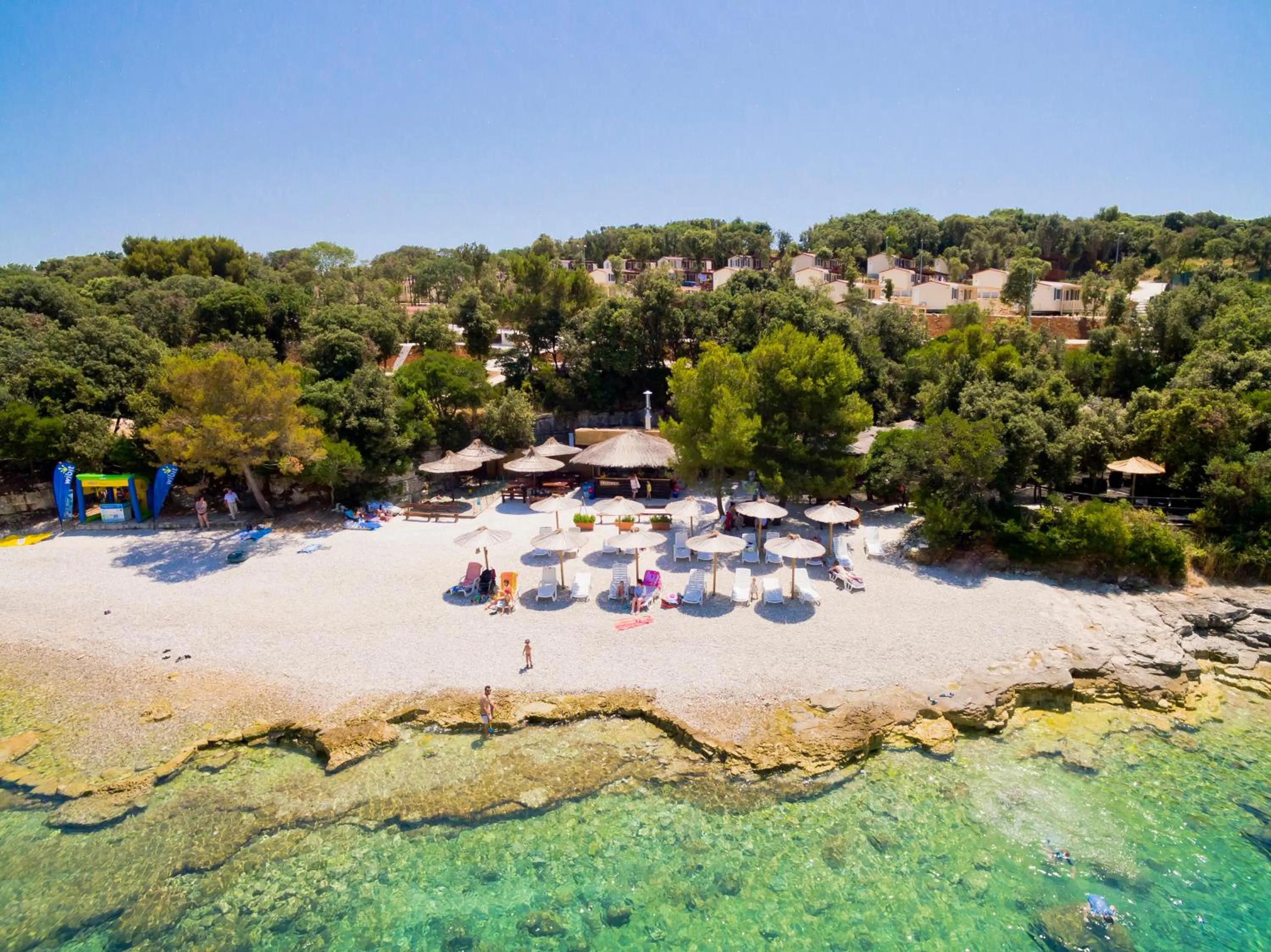 Beach in Happy Camp Mobile Homes in Brioni Sunny Camping