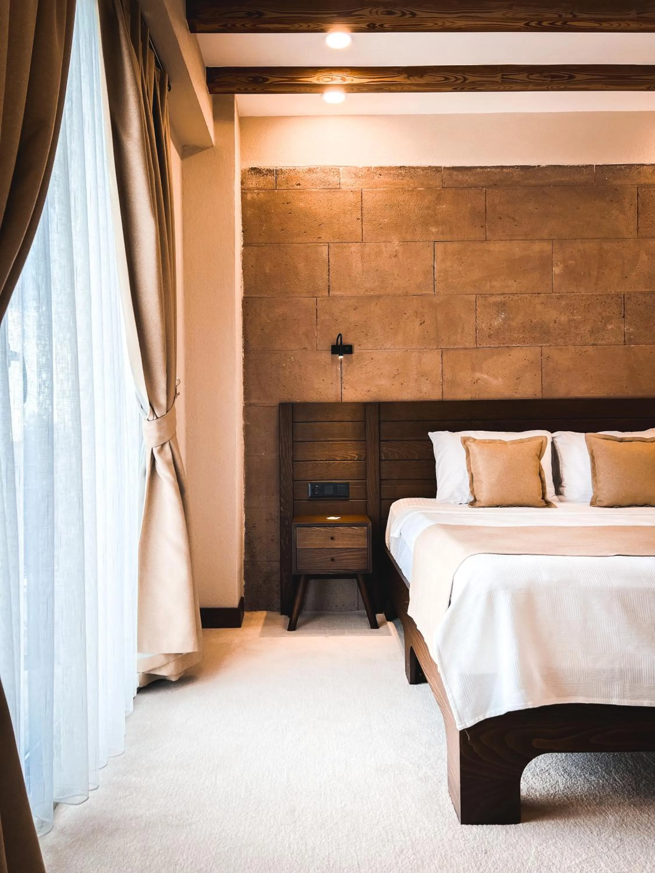 Bed in Pinhan Otel Kazdağıları