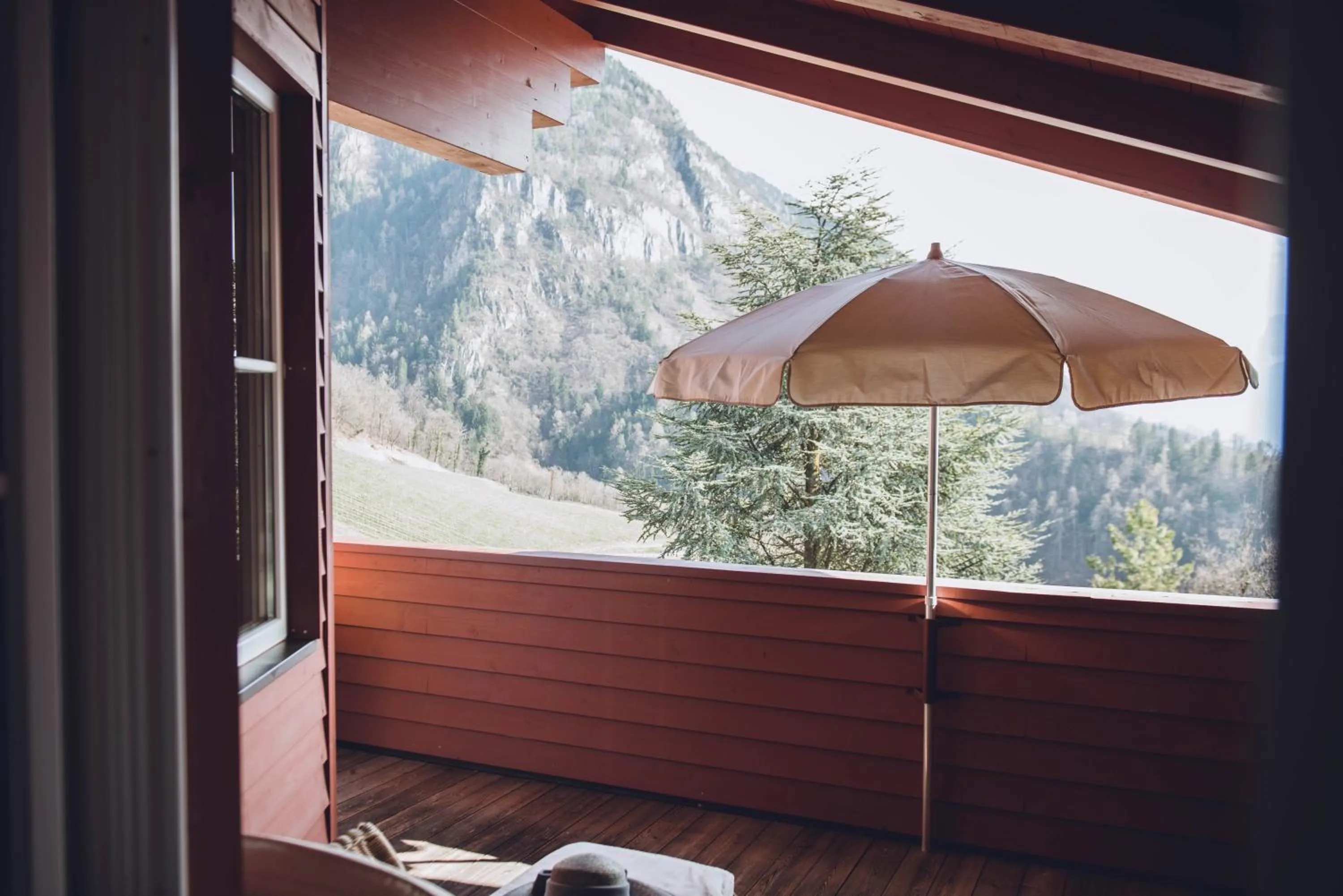 Garden view in Relais & Chateaux Hotel Castel Fragsburg