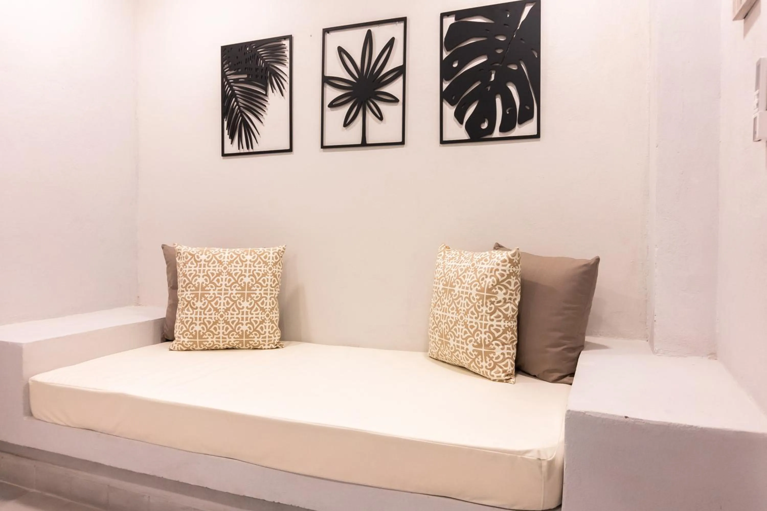 Living room in The Garden Suites