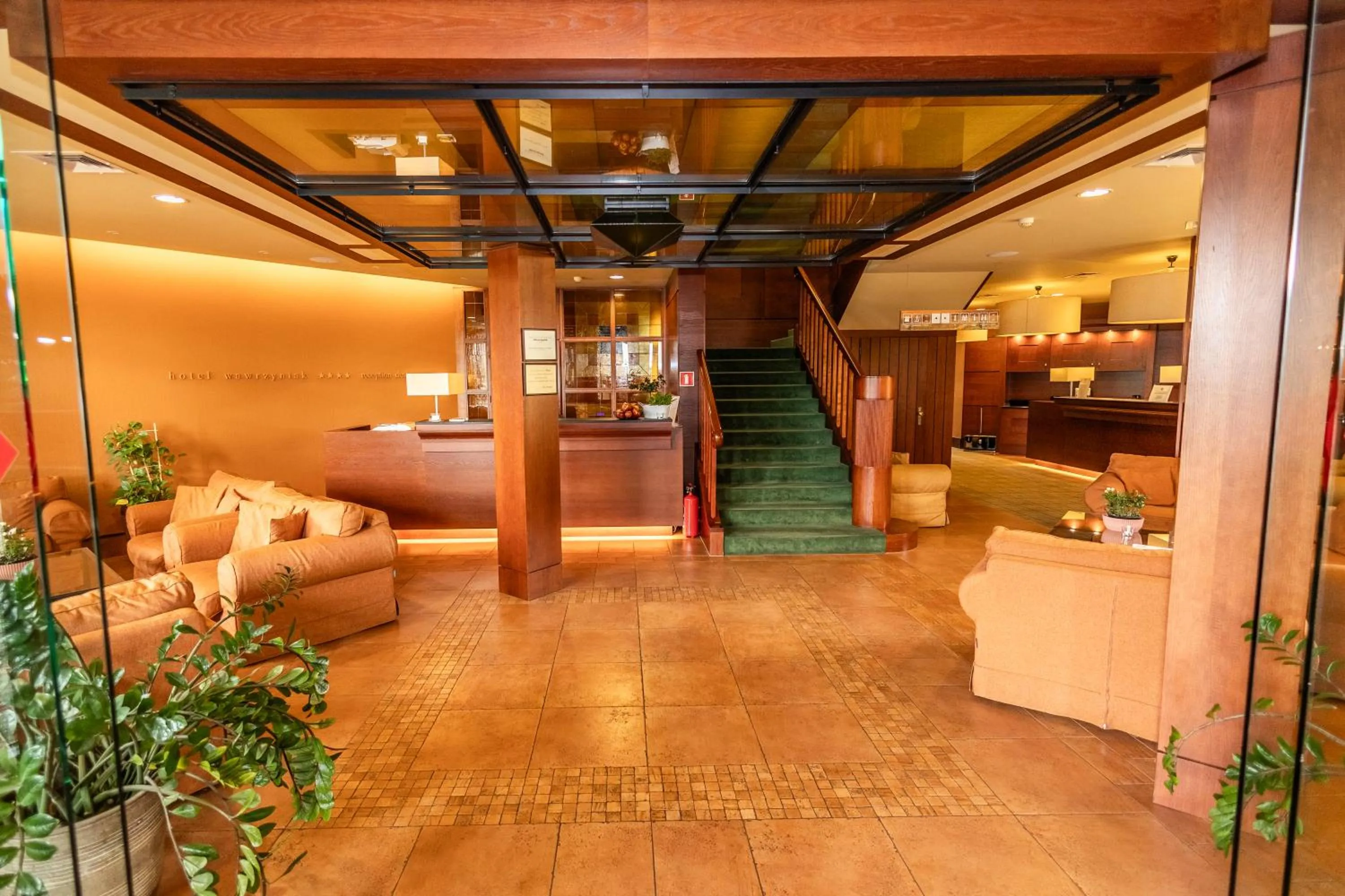 Lobby or reception in Hotel Wawrzyniak