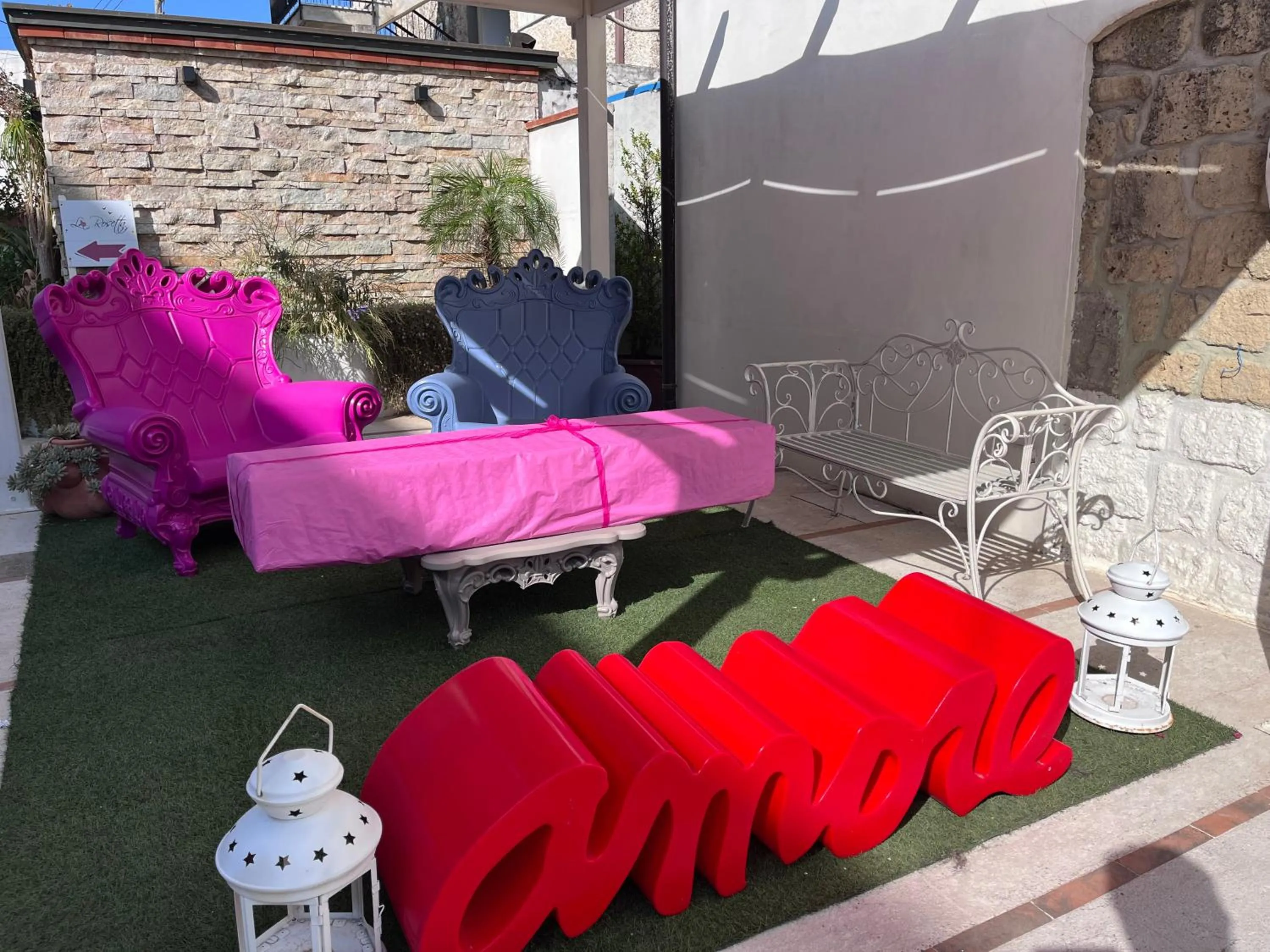 Garden in Hotel La Rosetta Scauri