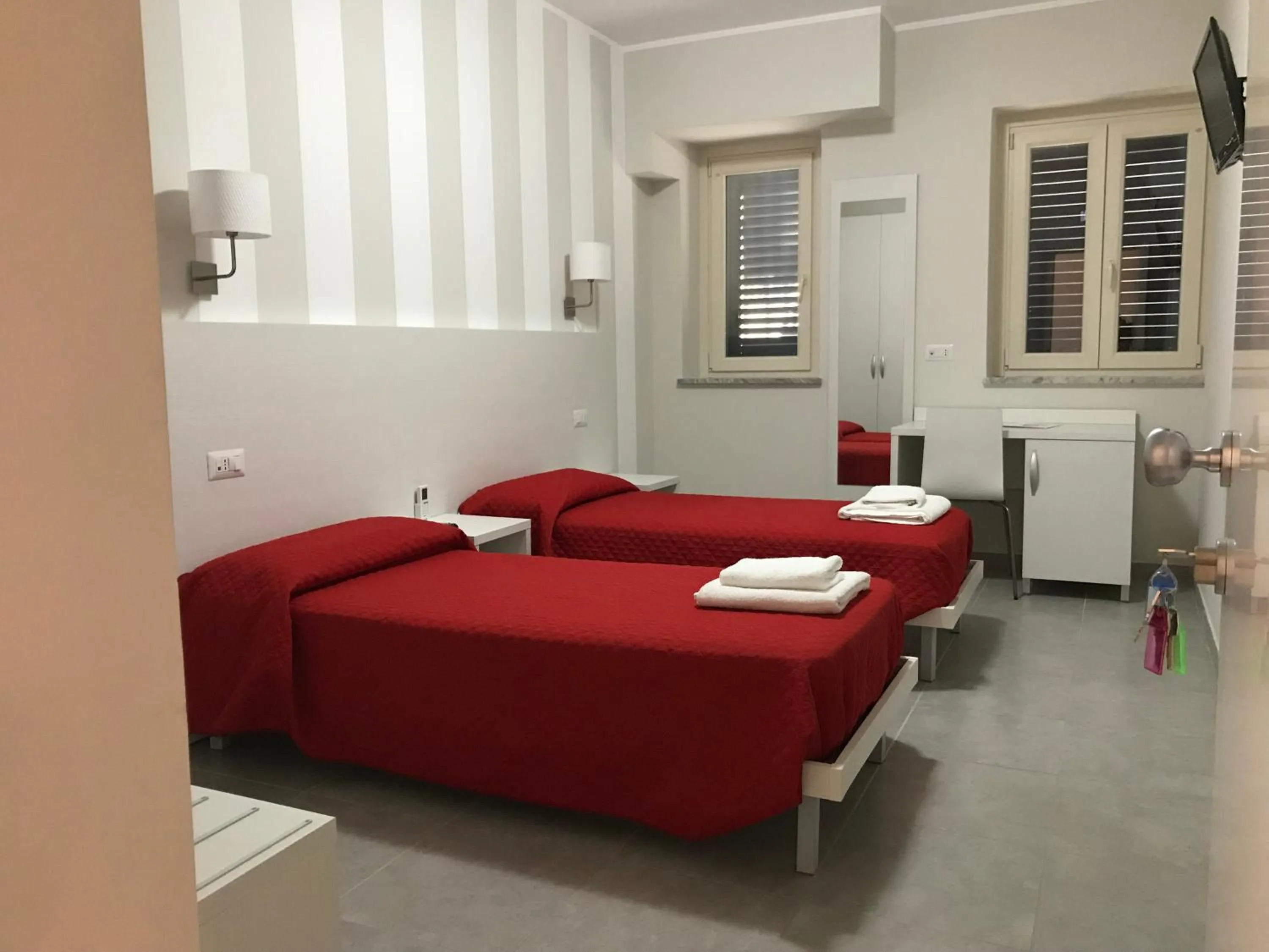 Bedroom, Bed in Hotel La Rosetta Scauri