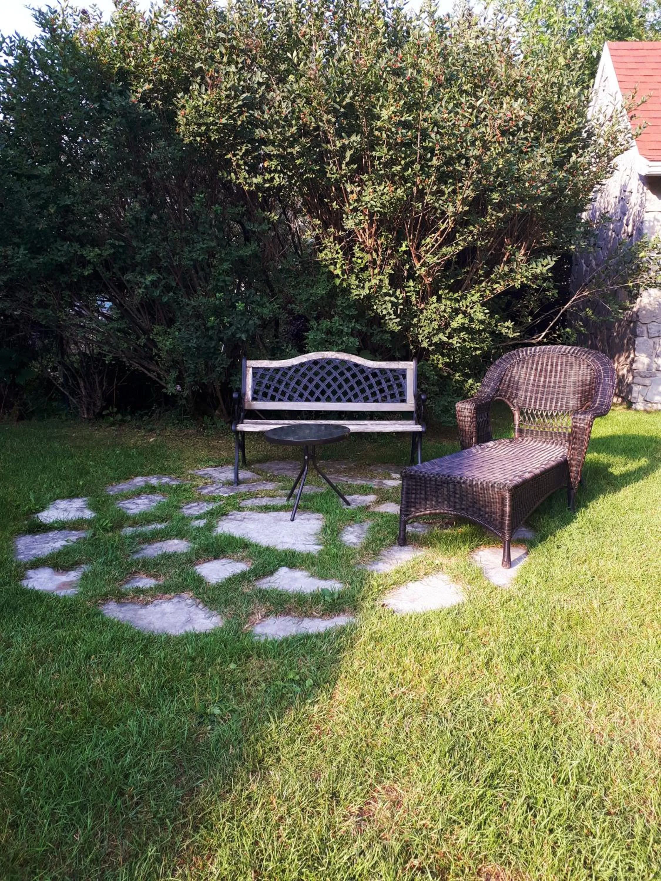 Garden in Au Gîte de la Chute