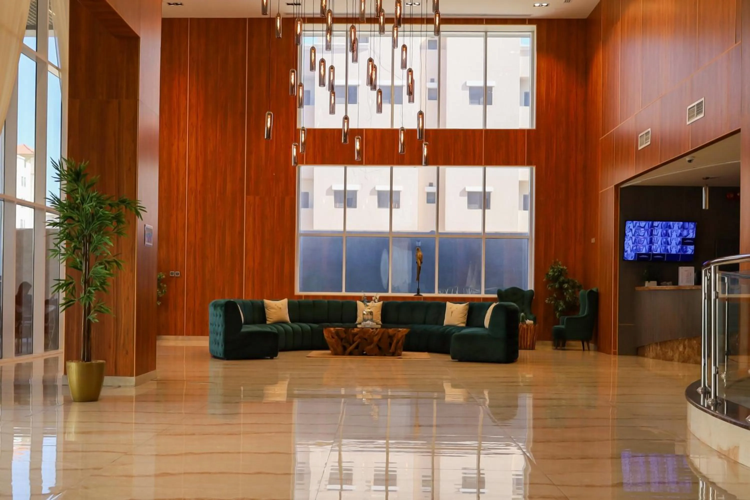 Lobby or reception in Eliana Hotel