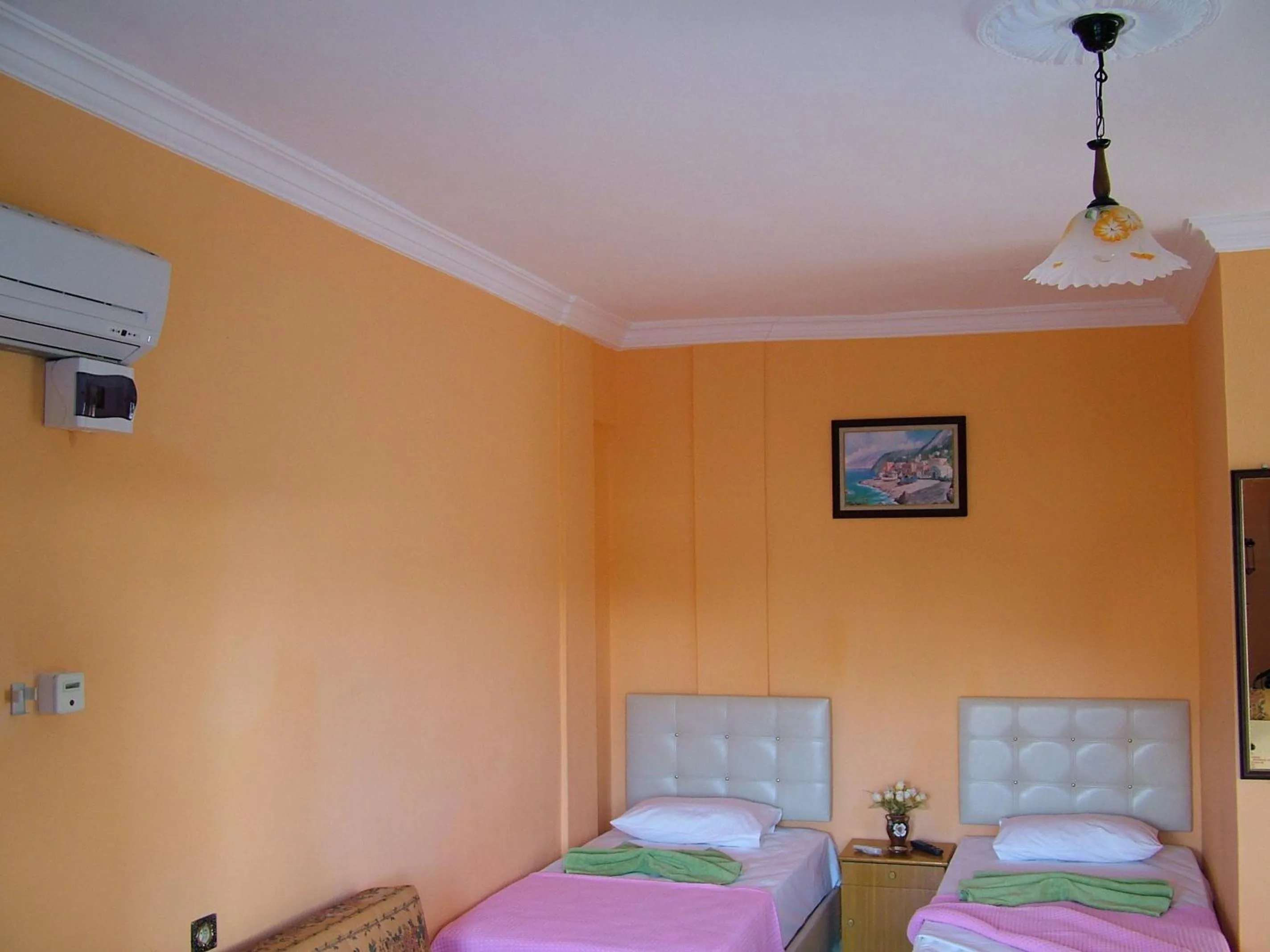 Bed in Gultepe Apartments
