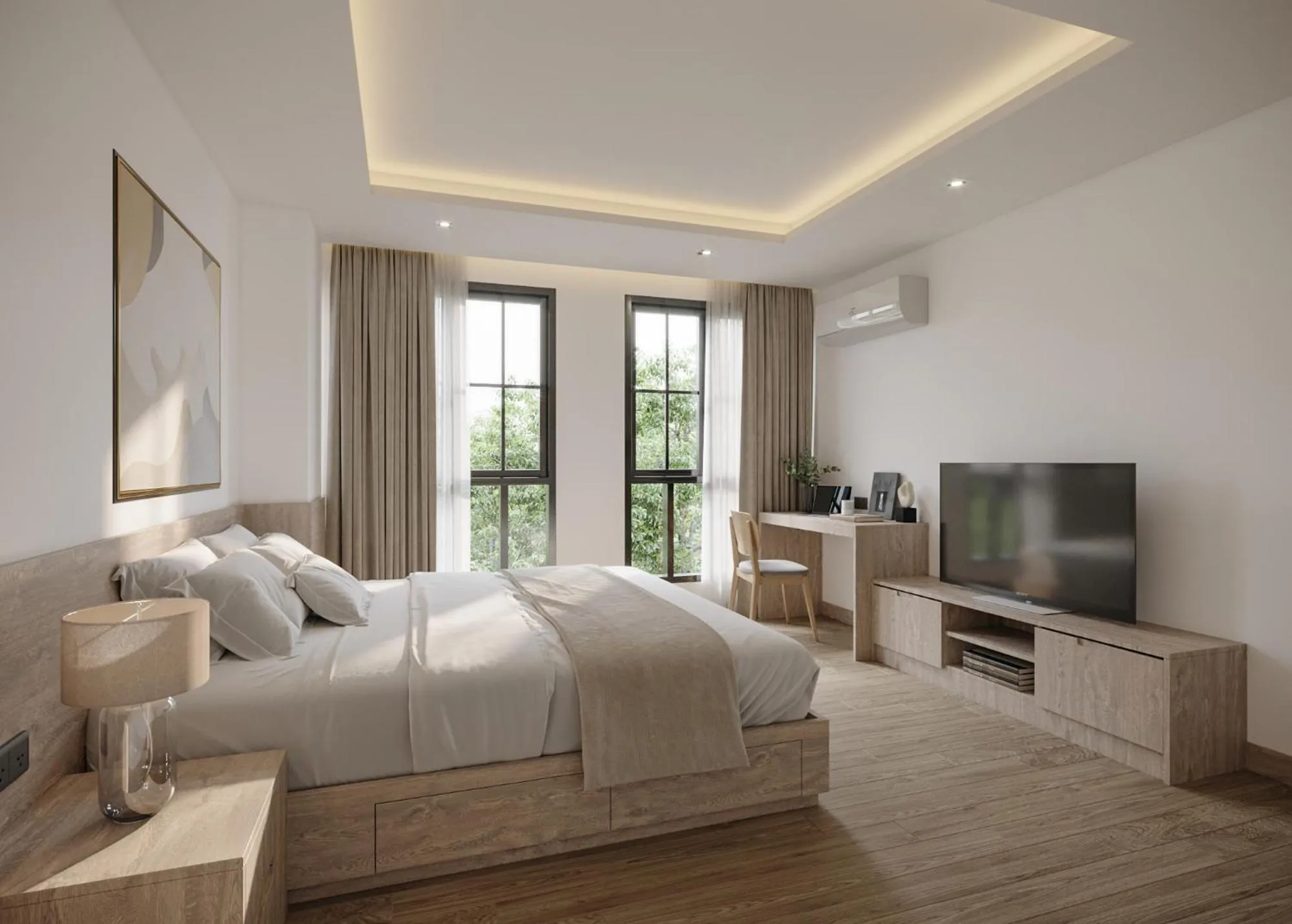 Bedroom, Bed in Leon Lasalle Hotel and Residences