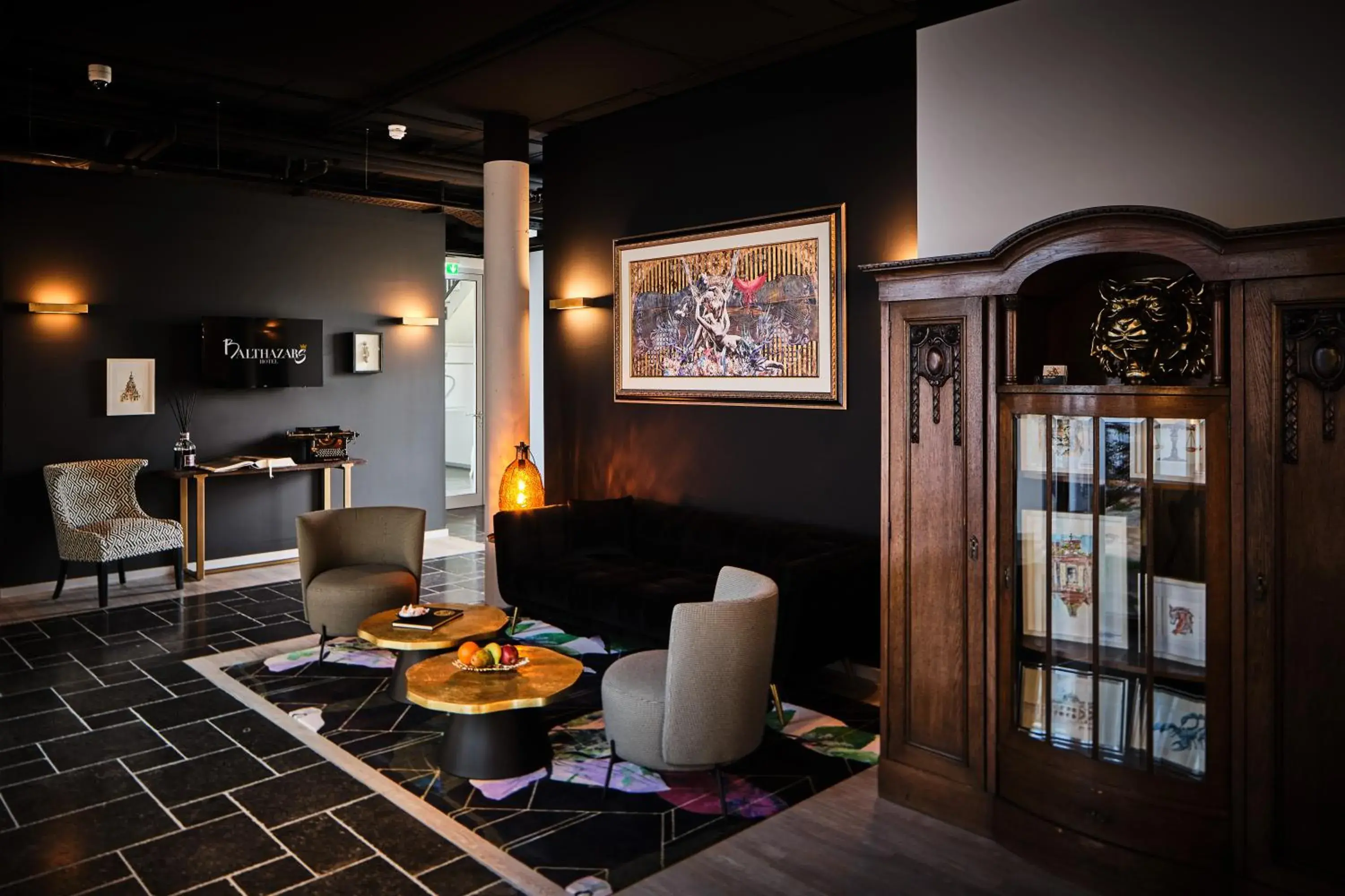 Lobby or reception in Hotel BalthazarS Lobby or reception in Hotel BalthazarS