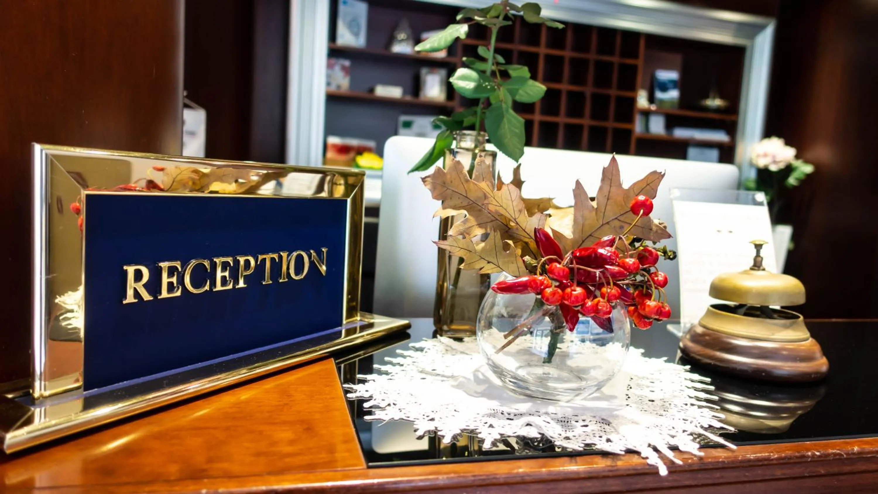 Lobby or reception in Relais Sans Soucis & Spa