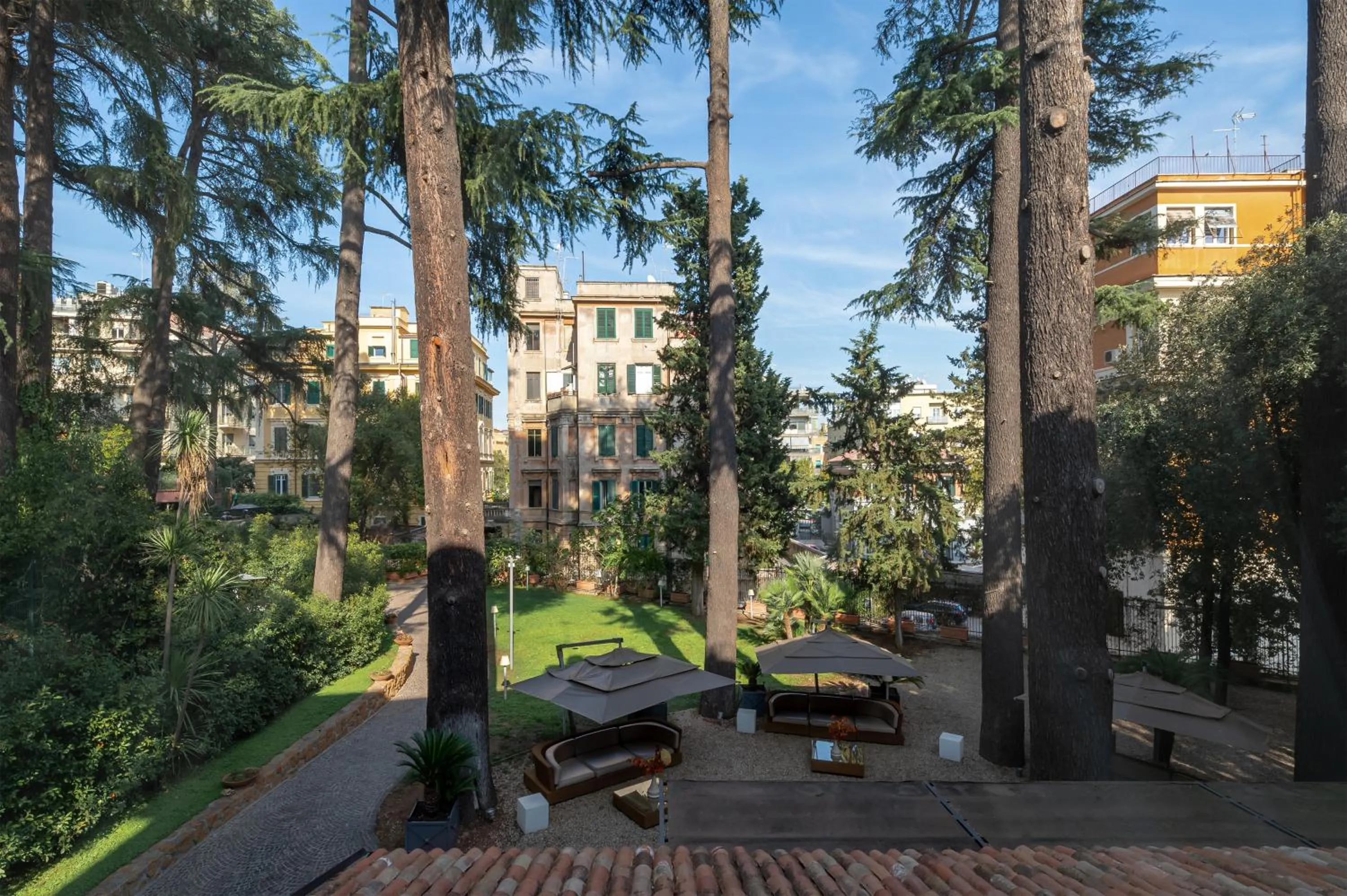 Garden in Hotel Principe Torlonia