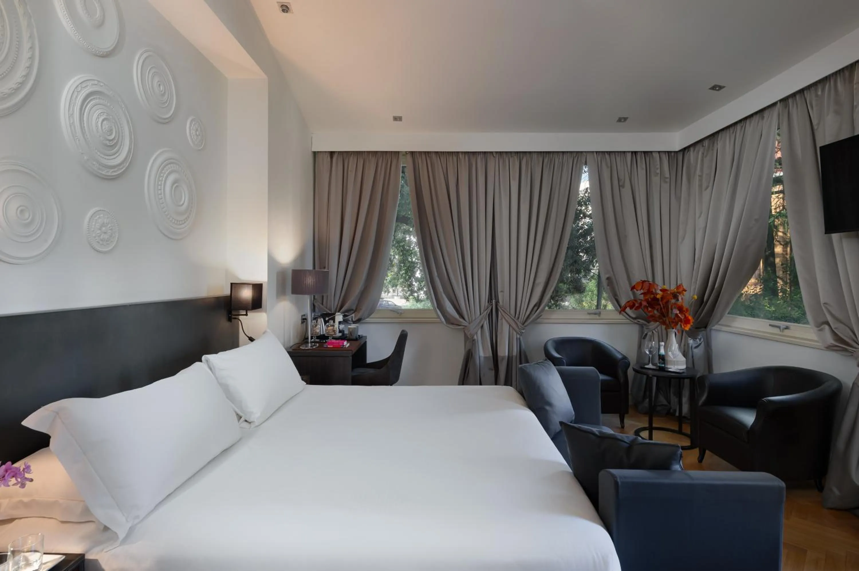 Bedroom, Bed in Hotel Principe Torlonia