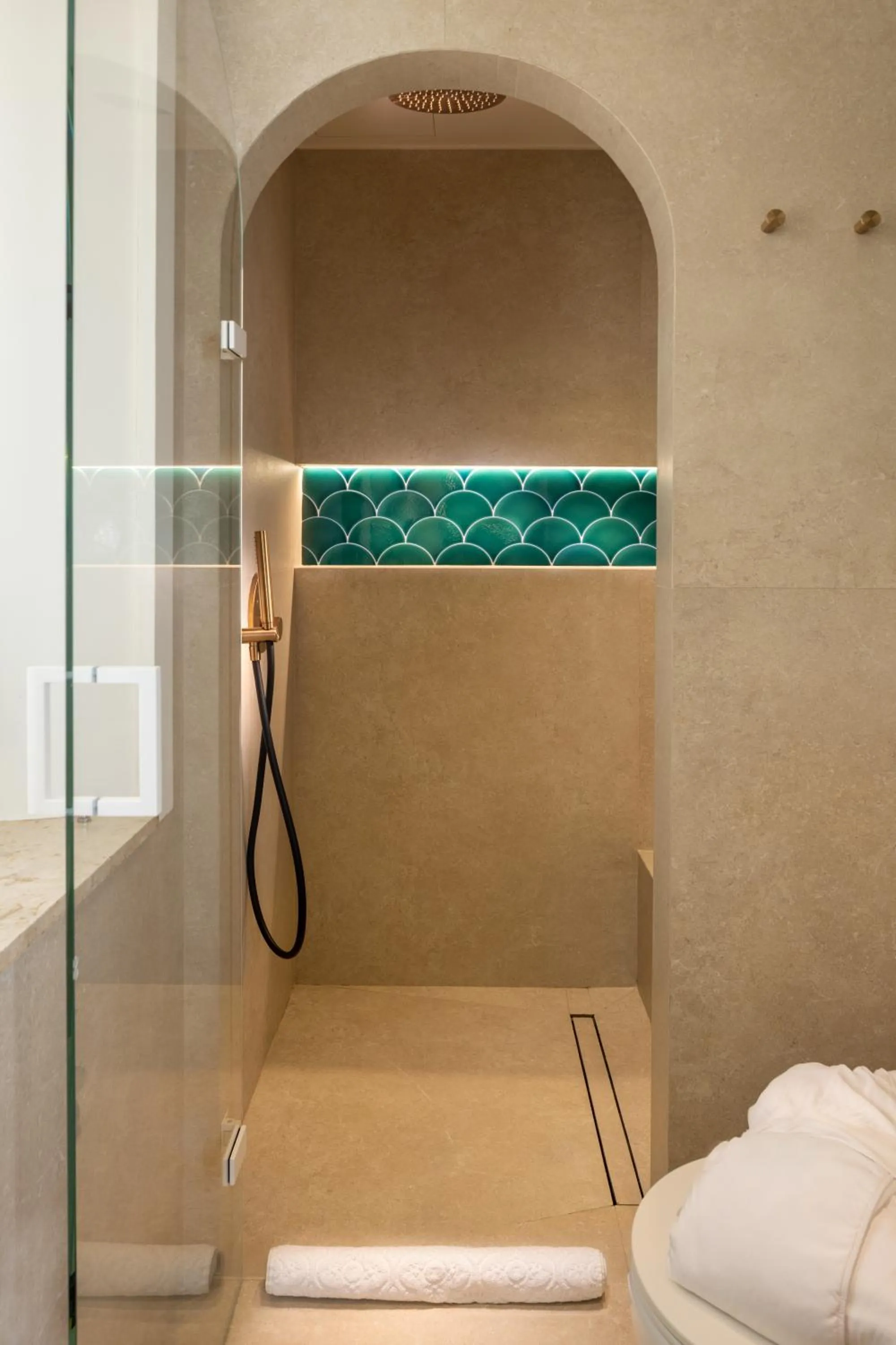 Shower in Hotel Villa Taormina