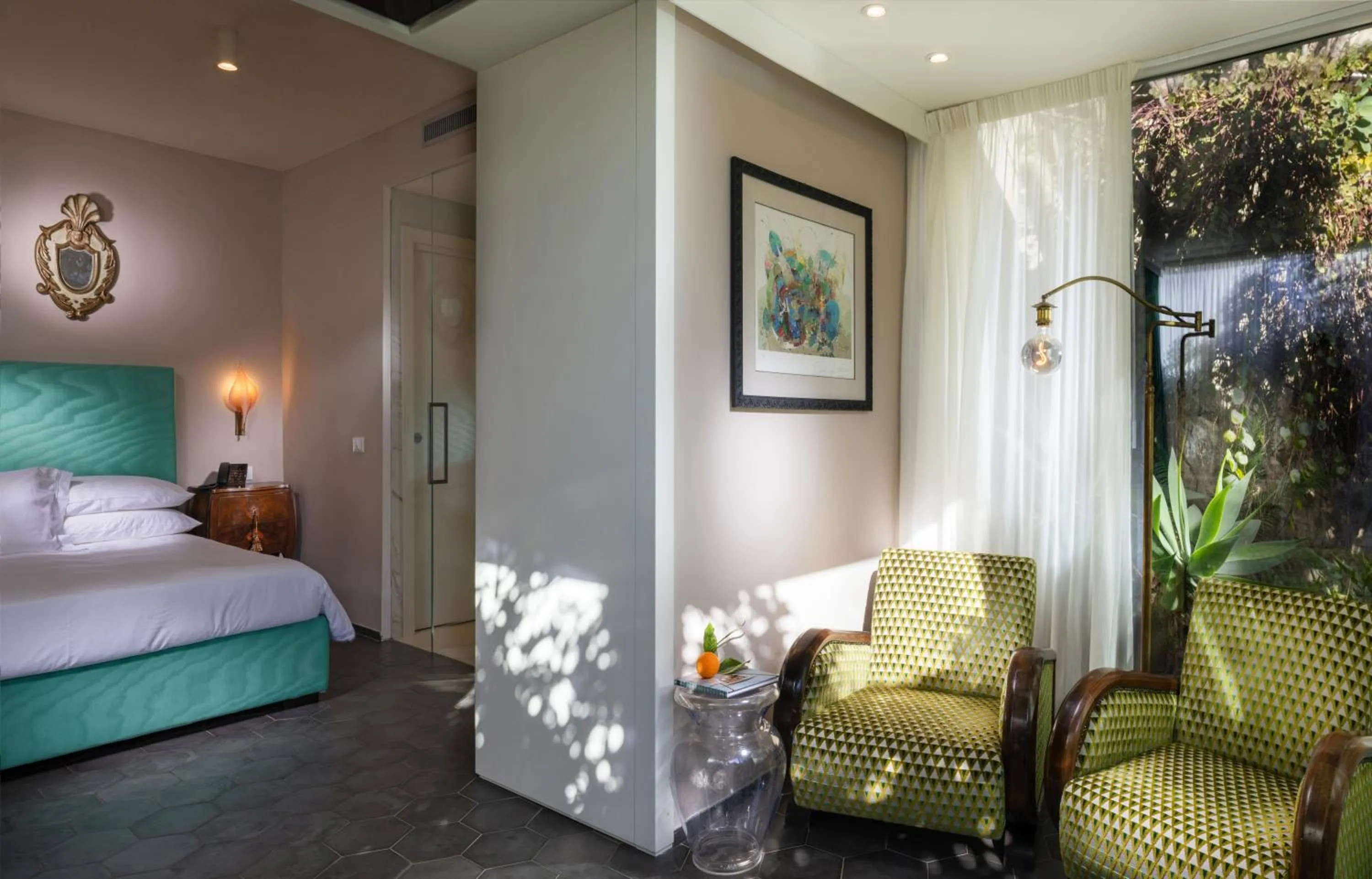 Bedroom, Bed in Hotel Villa Taormina