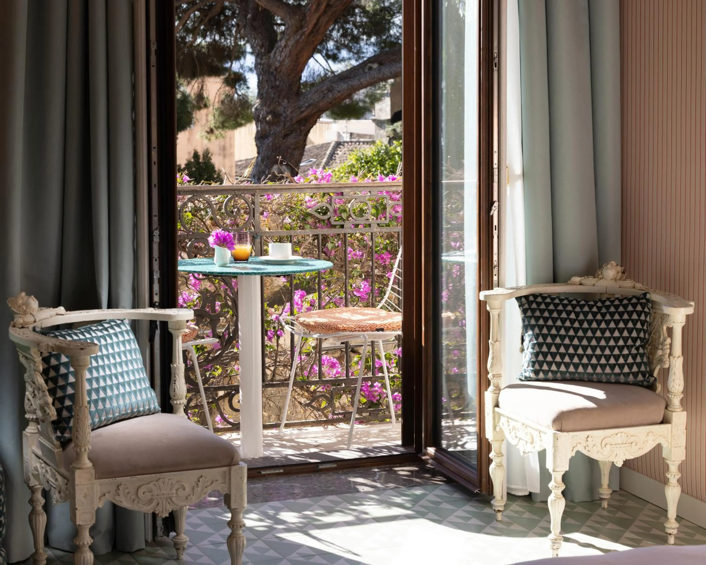 Balcony/Terrace in Hotel Villa Taormina