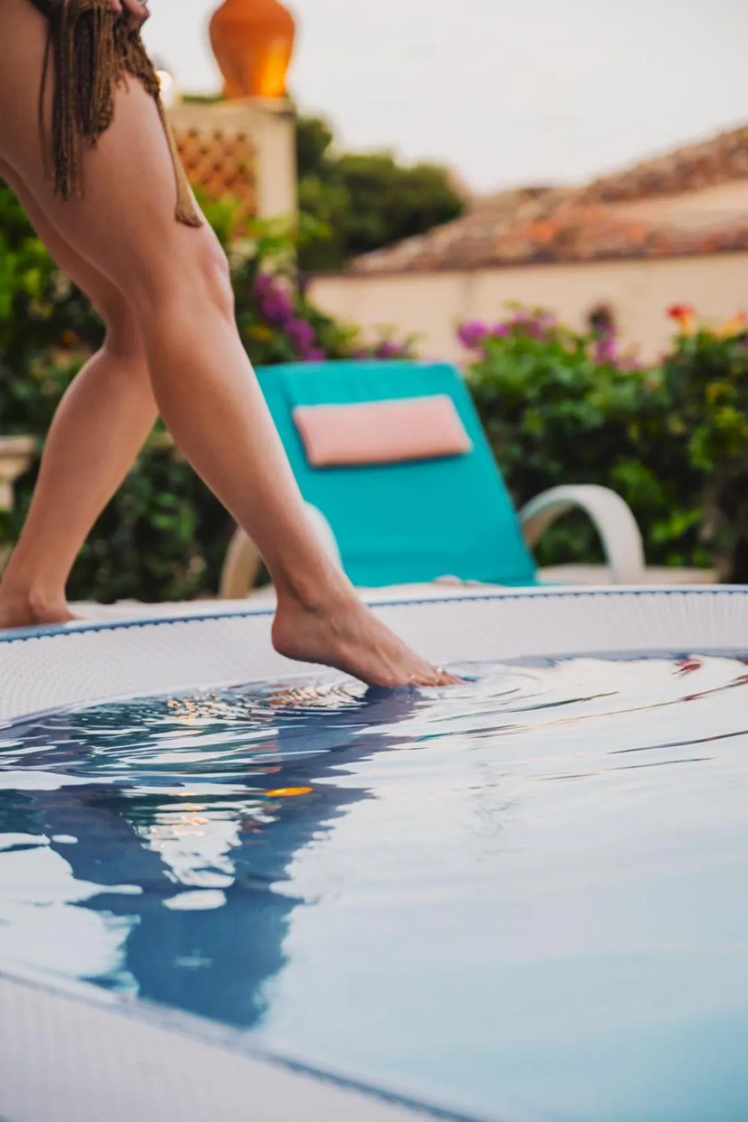 Hot Tub in Hotel Villa Taormina