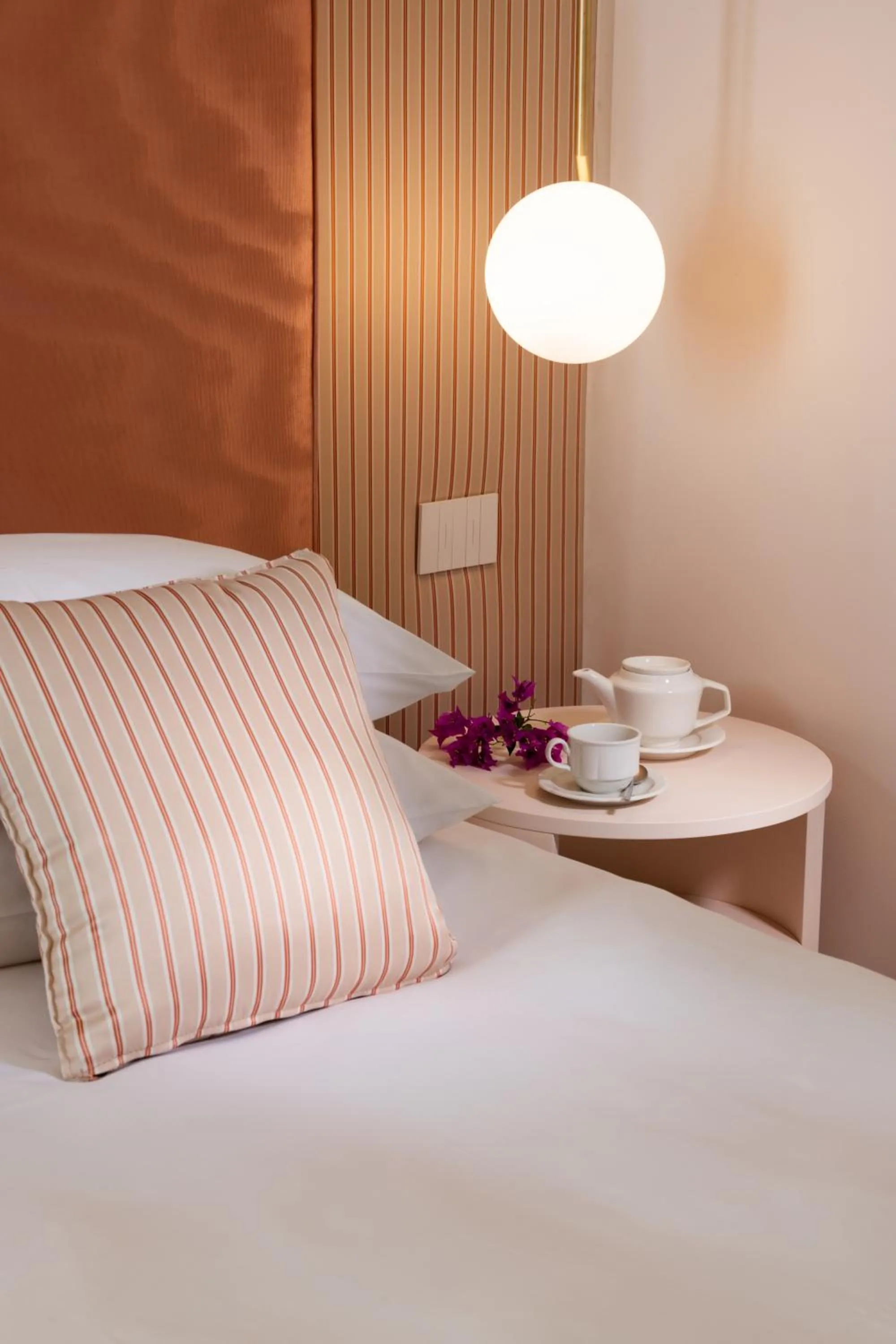 Decorative detail, Bed in Hotel Villa Taormina