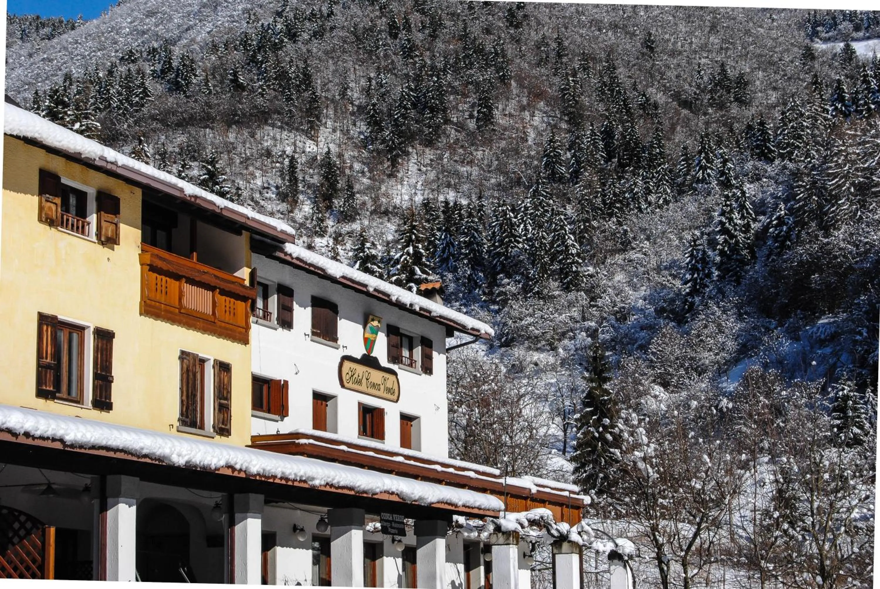 Facade/entrance in Hotel Conca Verde