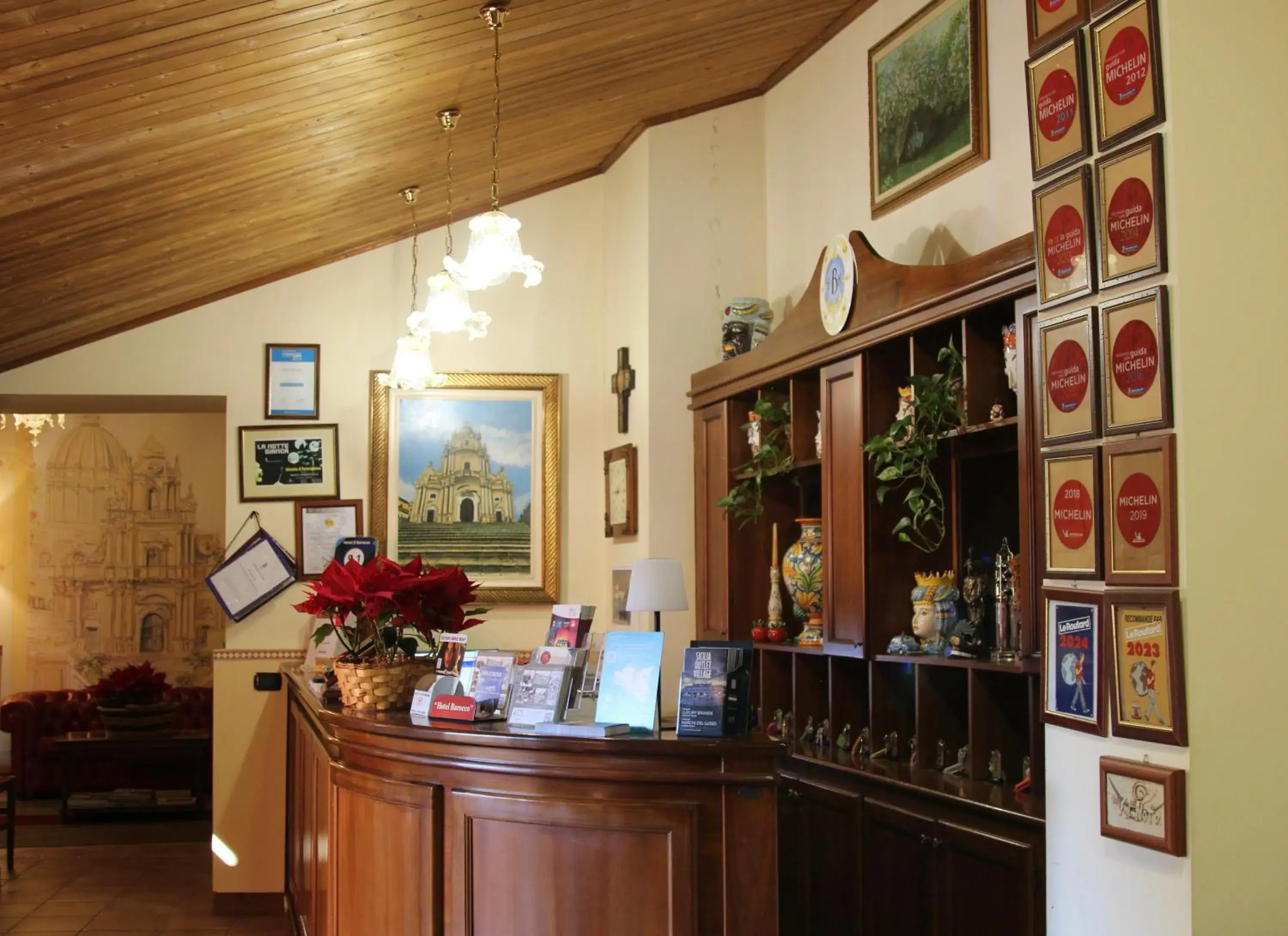 Lobby or reception in Hotel Il Barocco Lobby or reception in Hotel Il Barocco