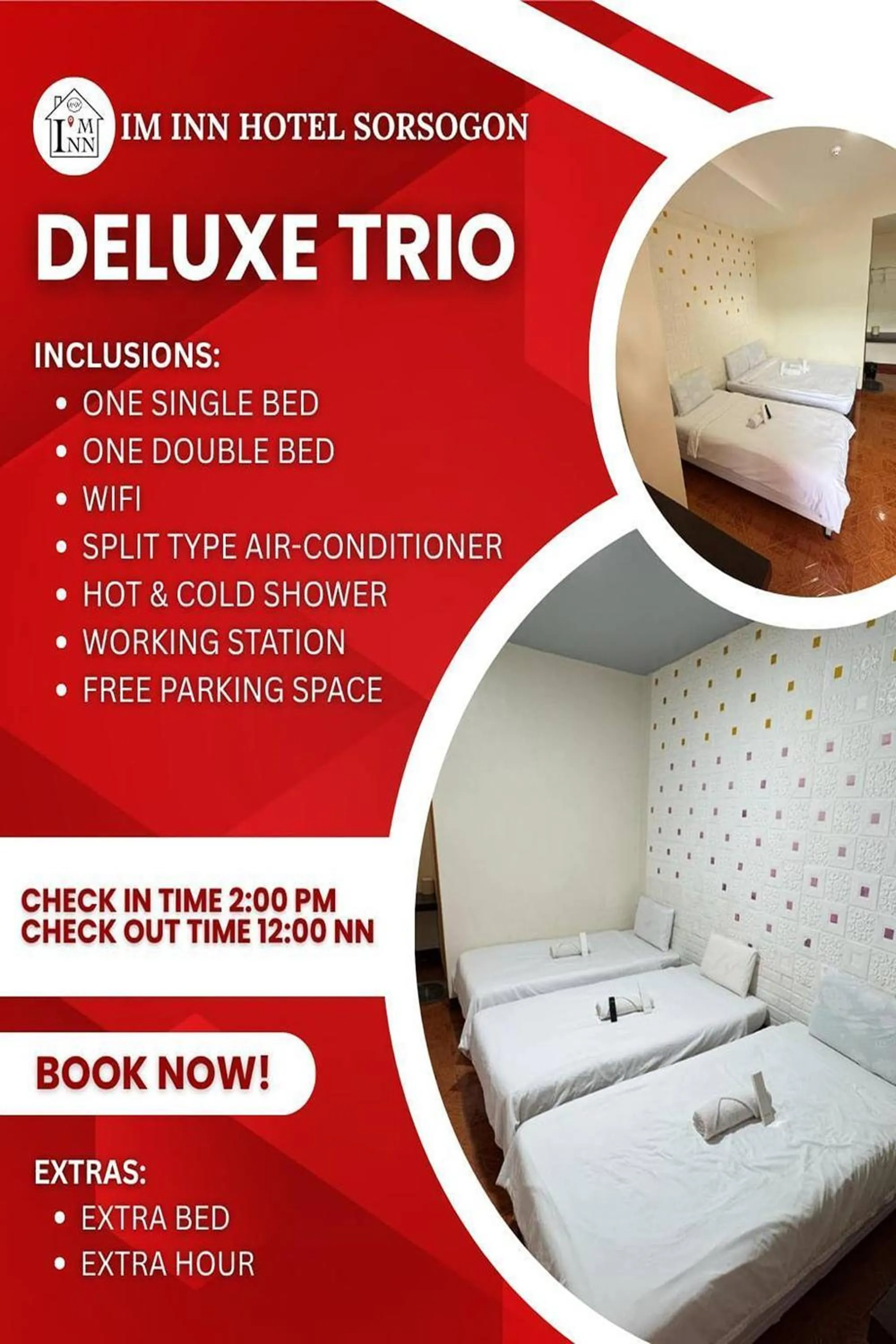 Text overlay in I'm Inn Hotel Sorsogon near SM or Terminal